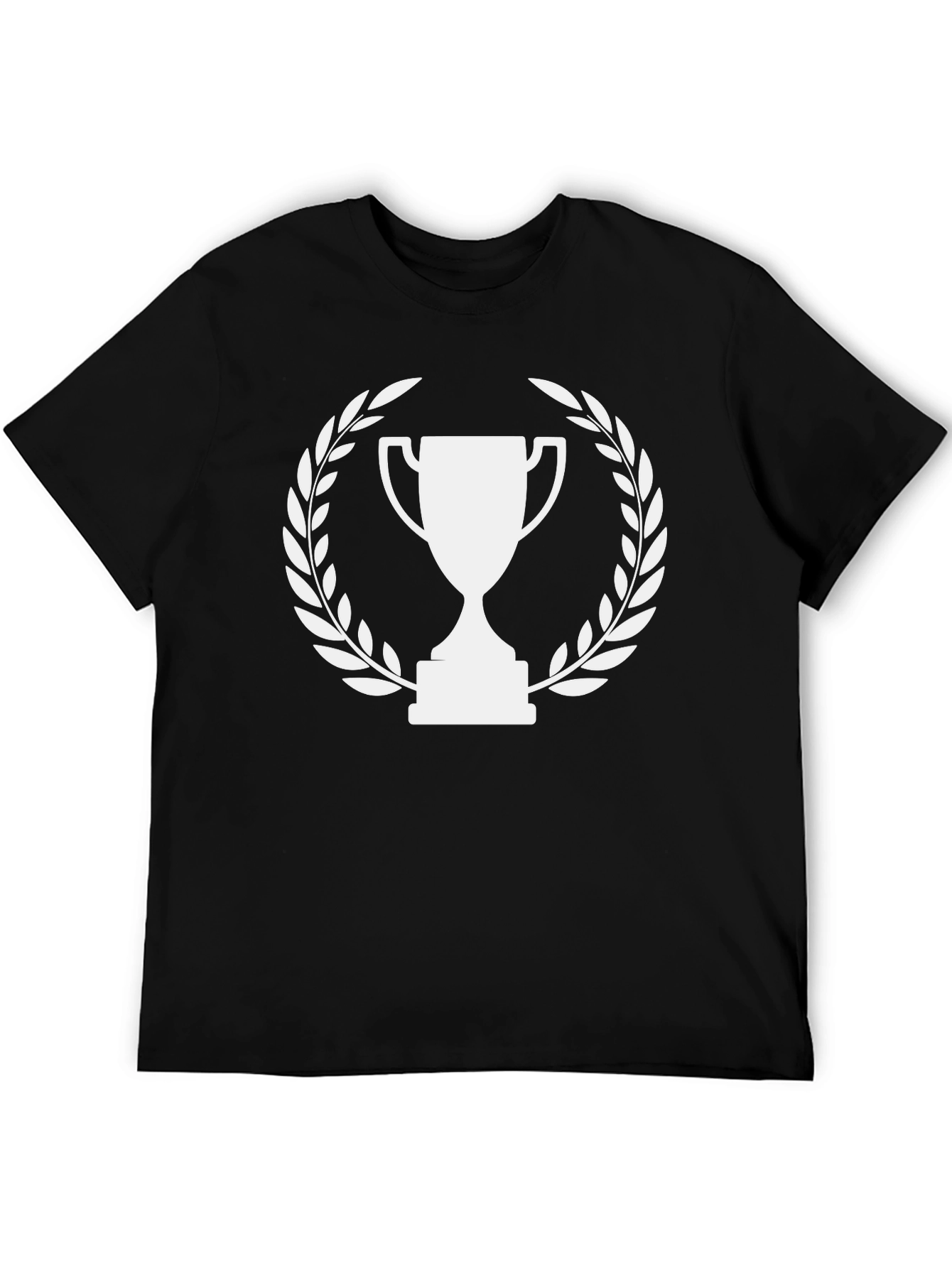 Champion Trophy Tee - Black Graphic T-Shirt