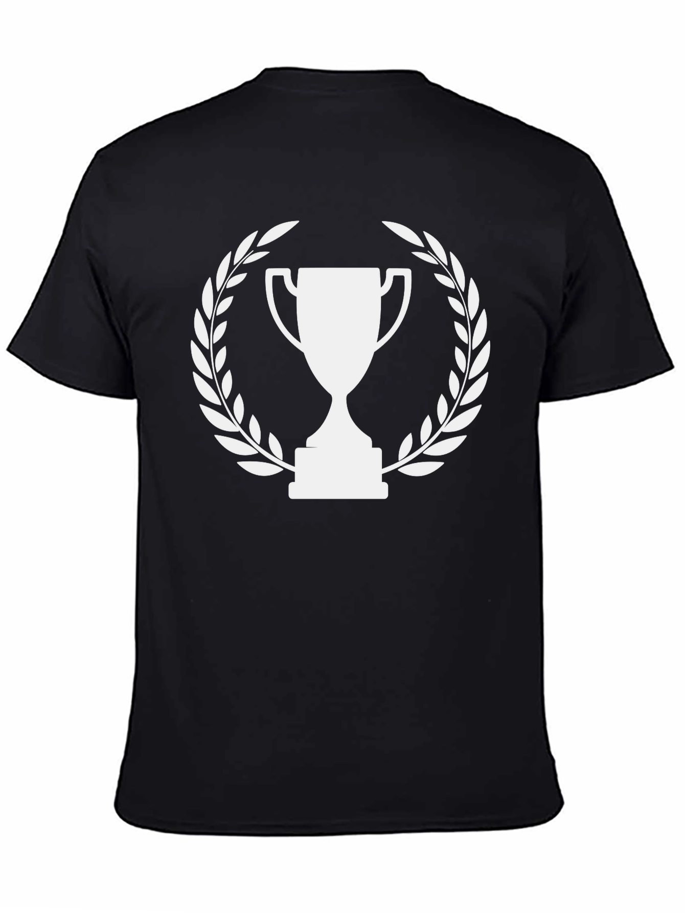 Champion Trophy Tee - Black Graphic T-Shirt