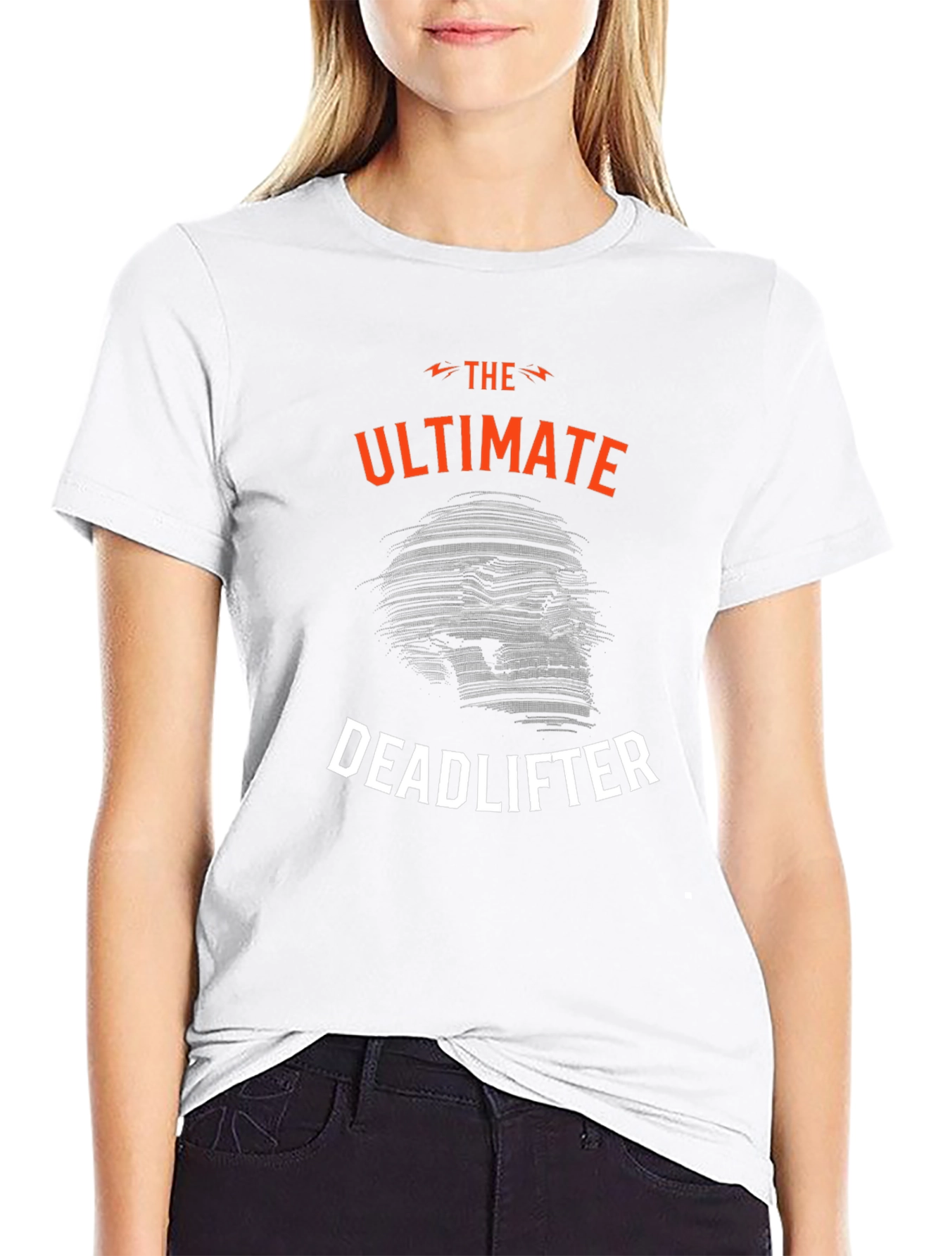 The Ultimate Deadlifter Graphic Tee - Skull Design