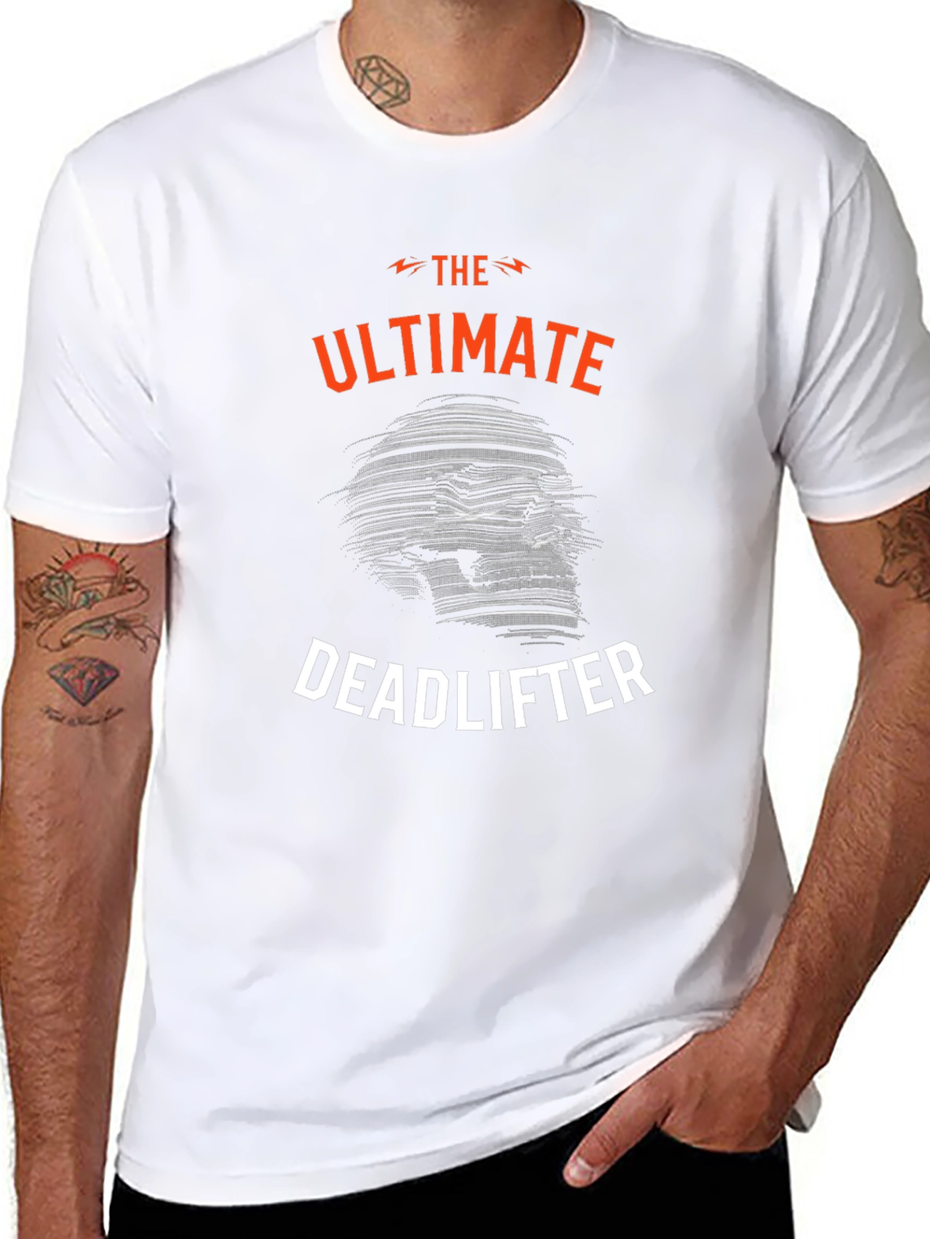 The Ultimate Deadlifter Graphic Tee - Skull Design