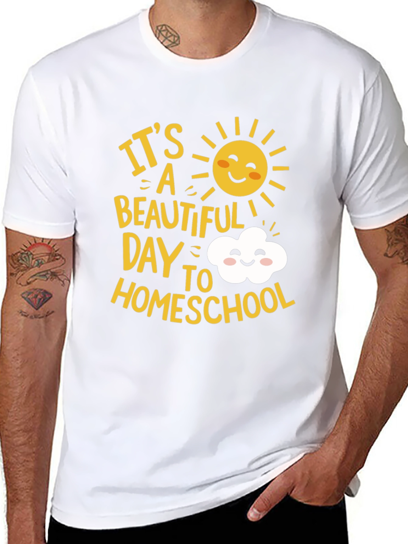 Its a Beautiful Day to Homeschool Graphic Tee