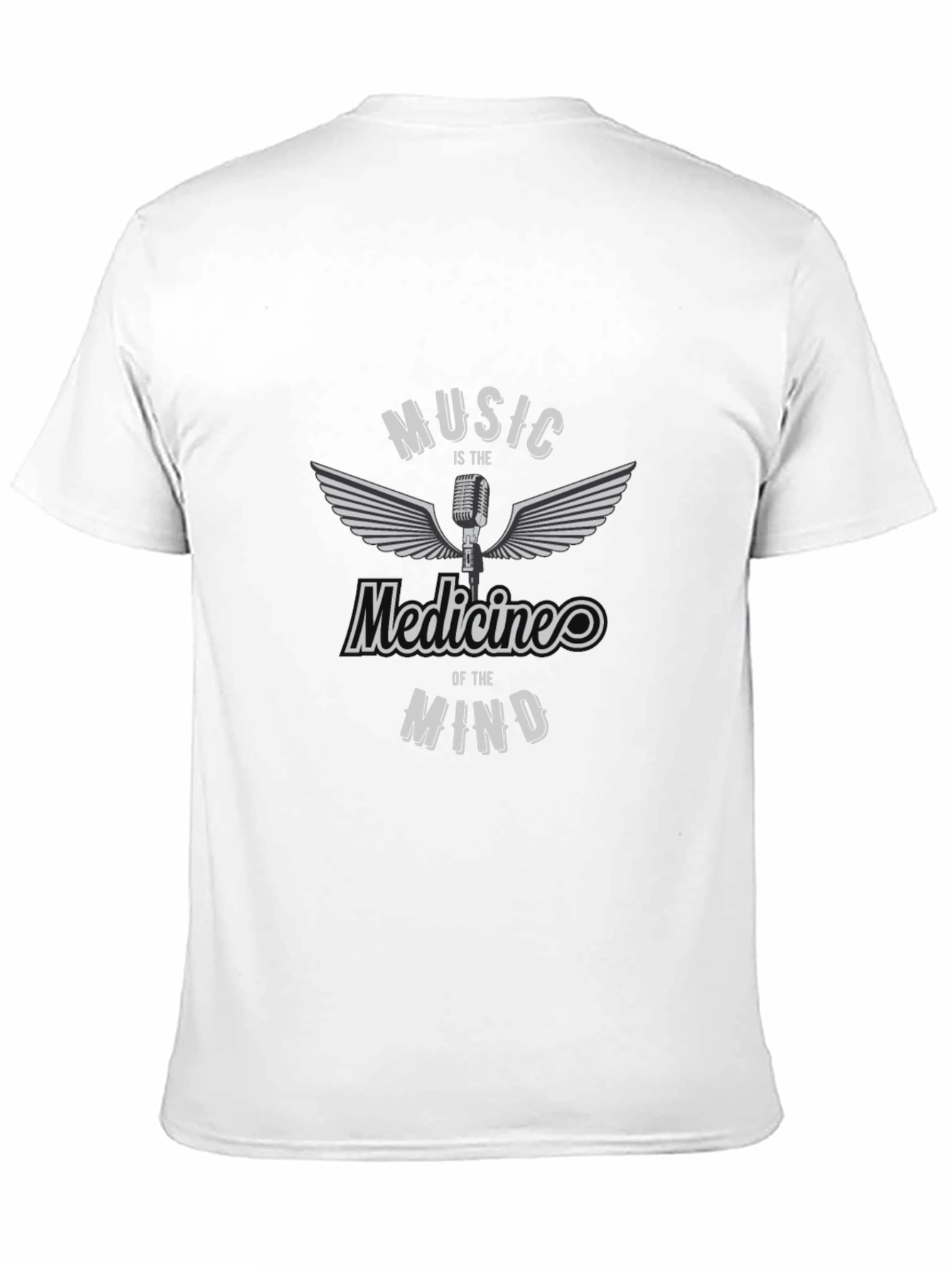 Music is the Medicine Black Graphic Tee