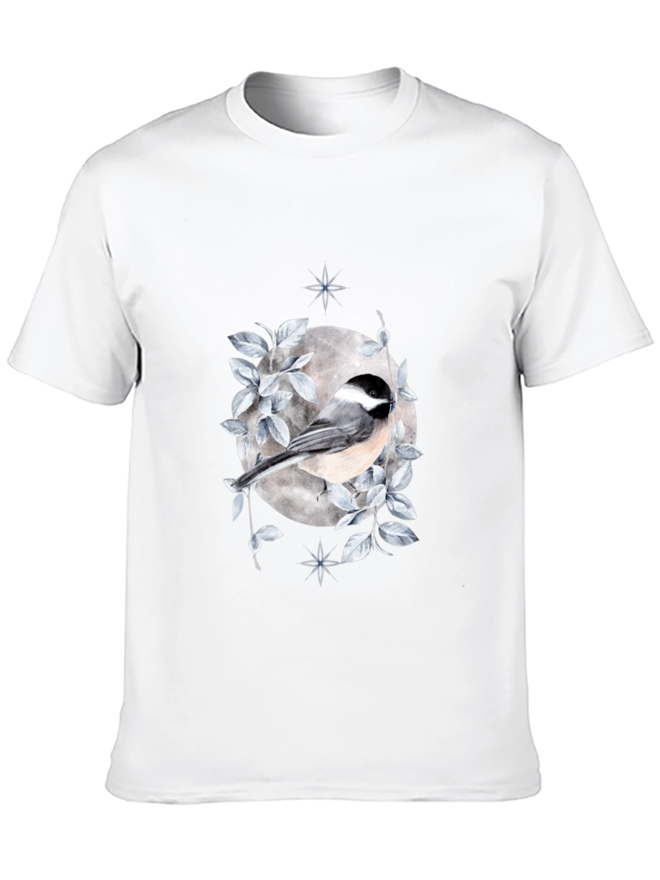 Bird & Moon Graphic T-Shirt