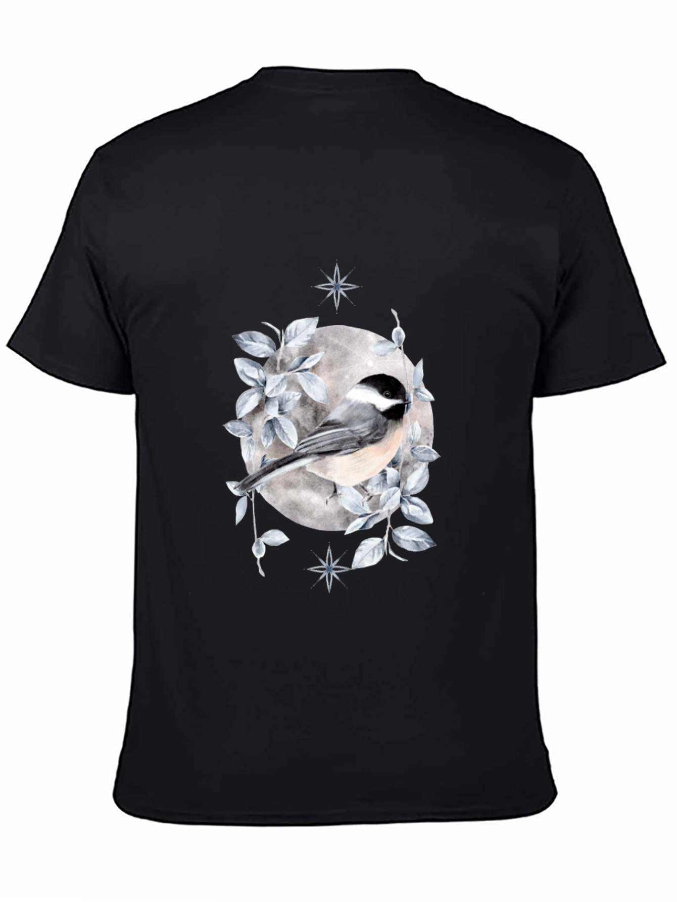 Bird & Moon Graphic T-Shirt