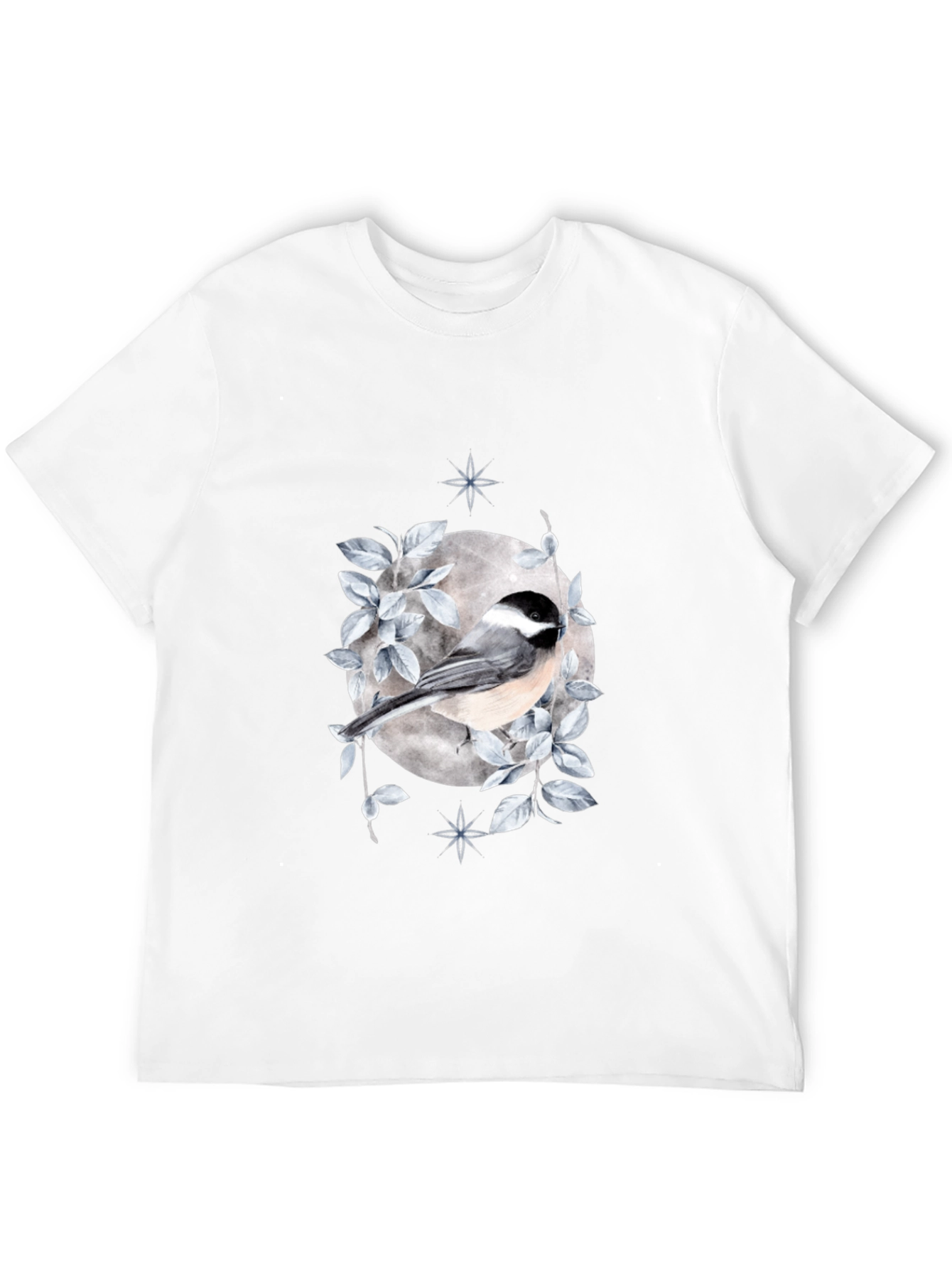 Bird & Moon Graphic T-Shirt