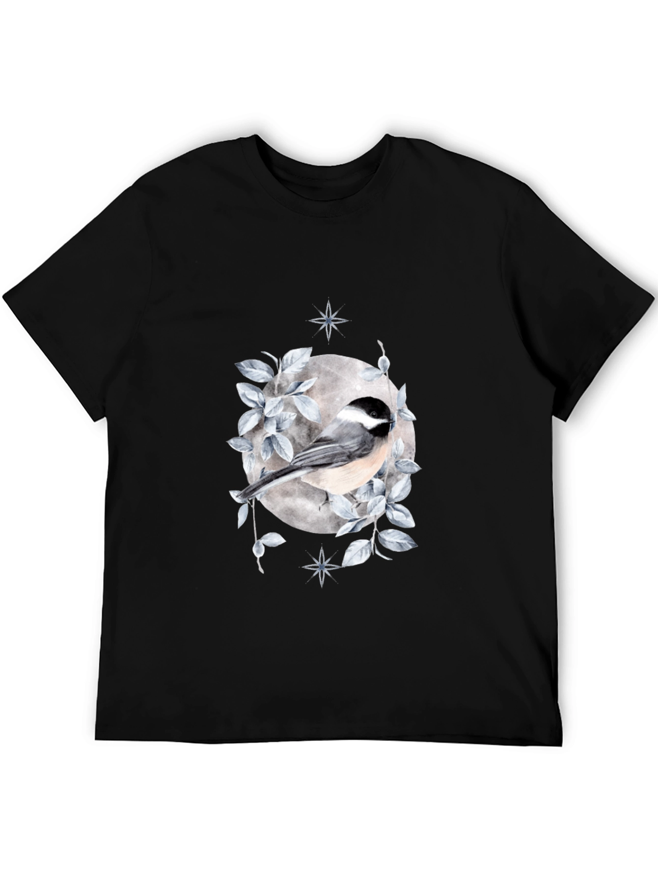Bird & Moon Graphic T-Shirt