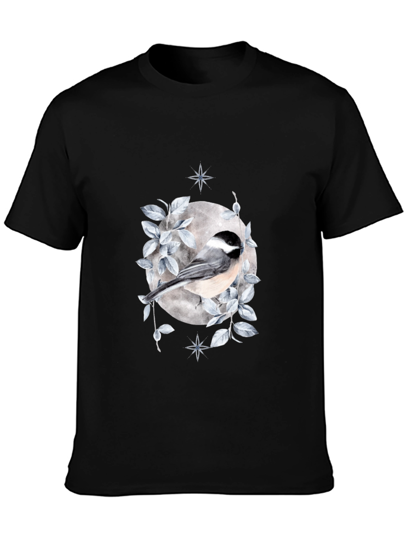 Bird & Moon Graphic T-Shirt