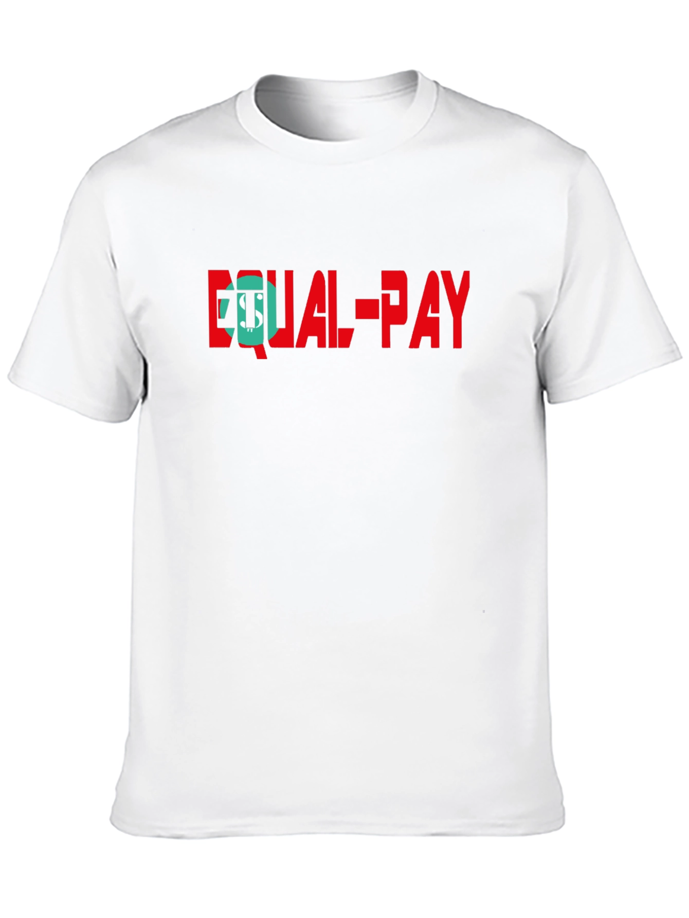 Equal Pay Graphic Tee - Mens Black Cotton T-Shirt