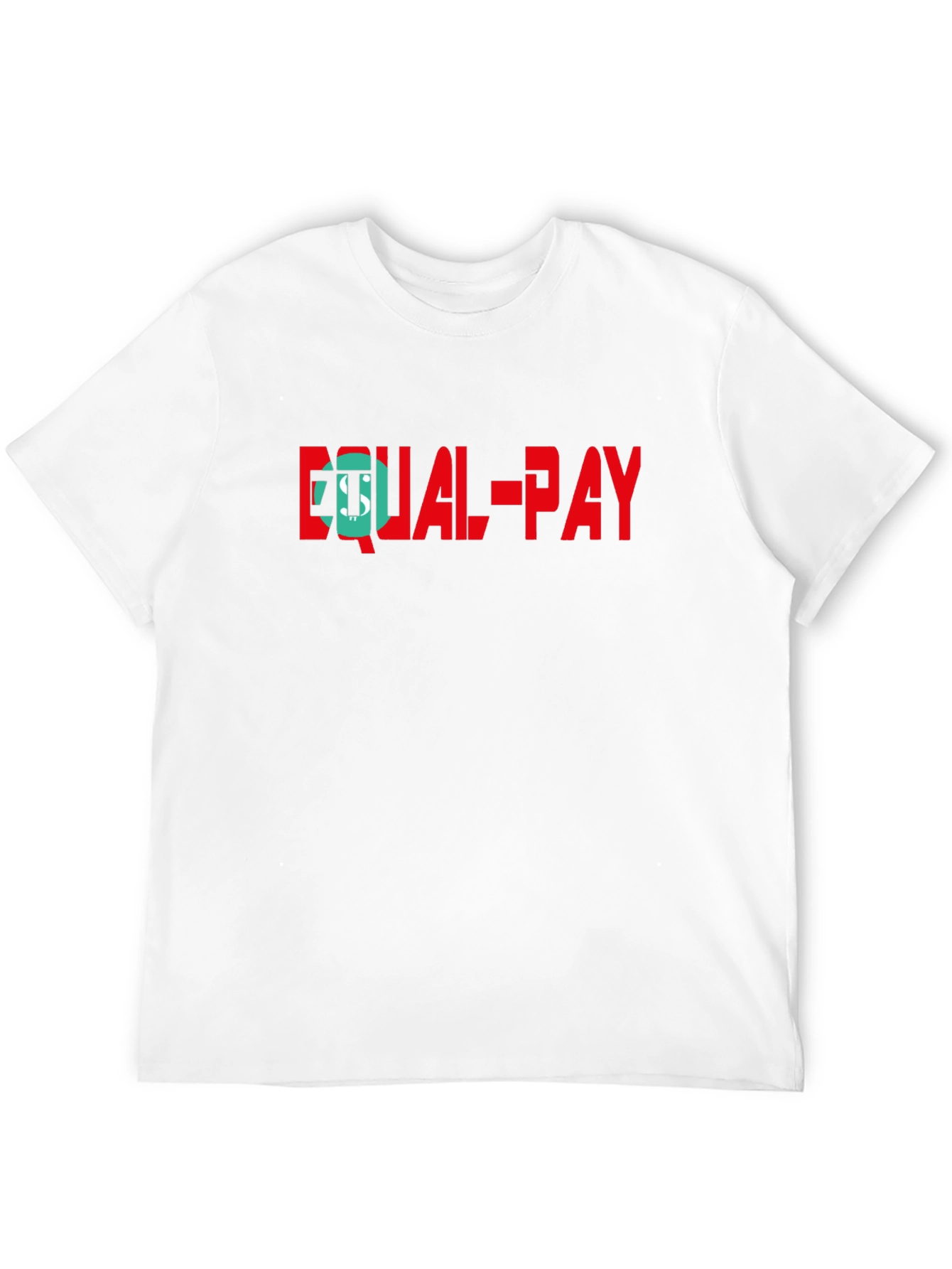 Equal Pay Graphic Tee - Mens Black Cotton T-Shirt