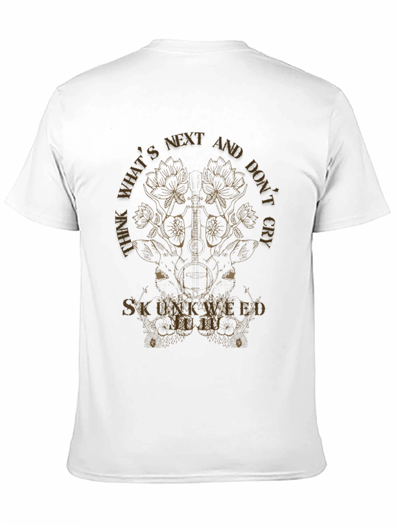 Think Whats Next Black Graphic Tee