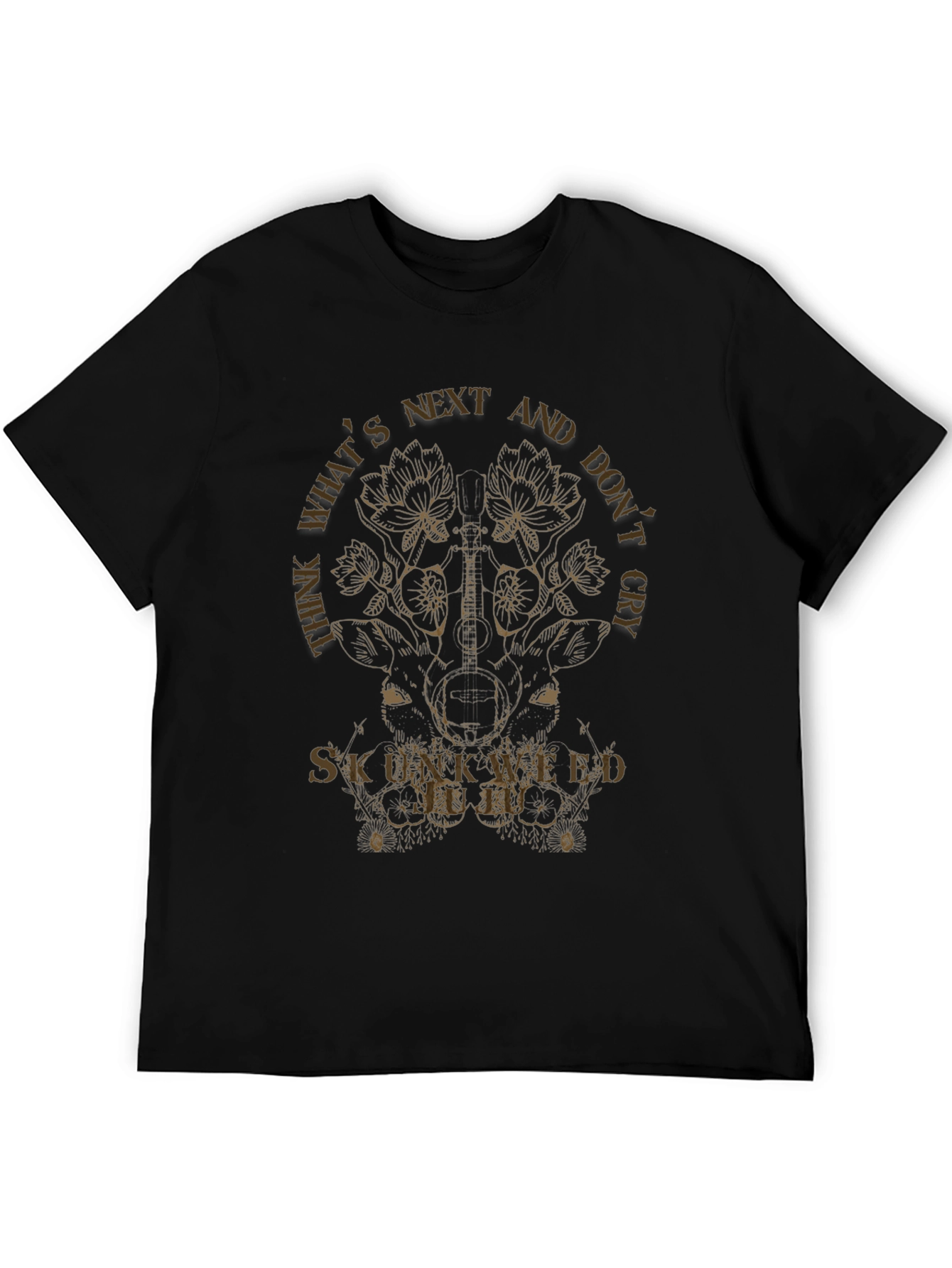Think Whats Next Black Graphic Tee