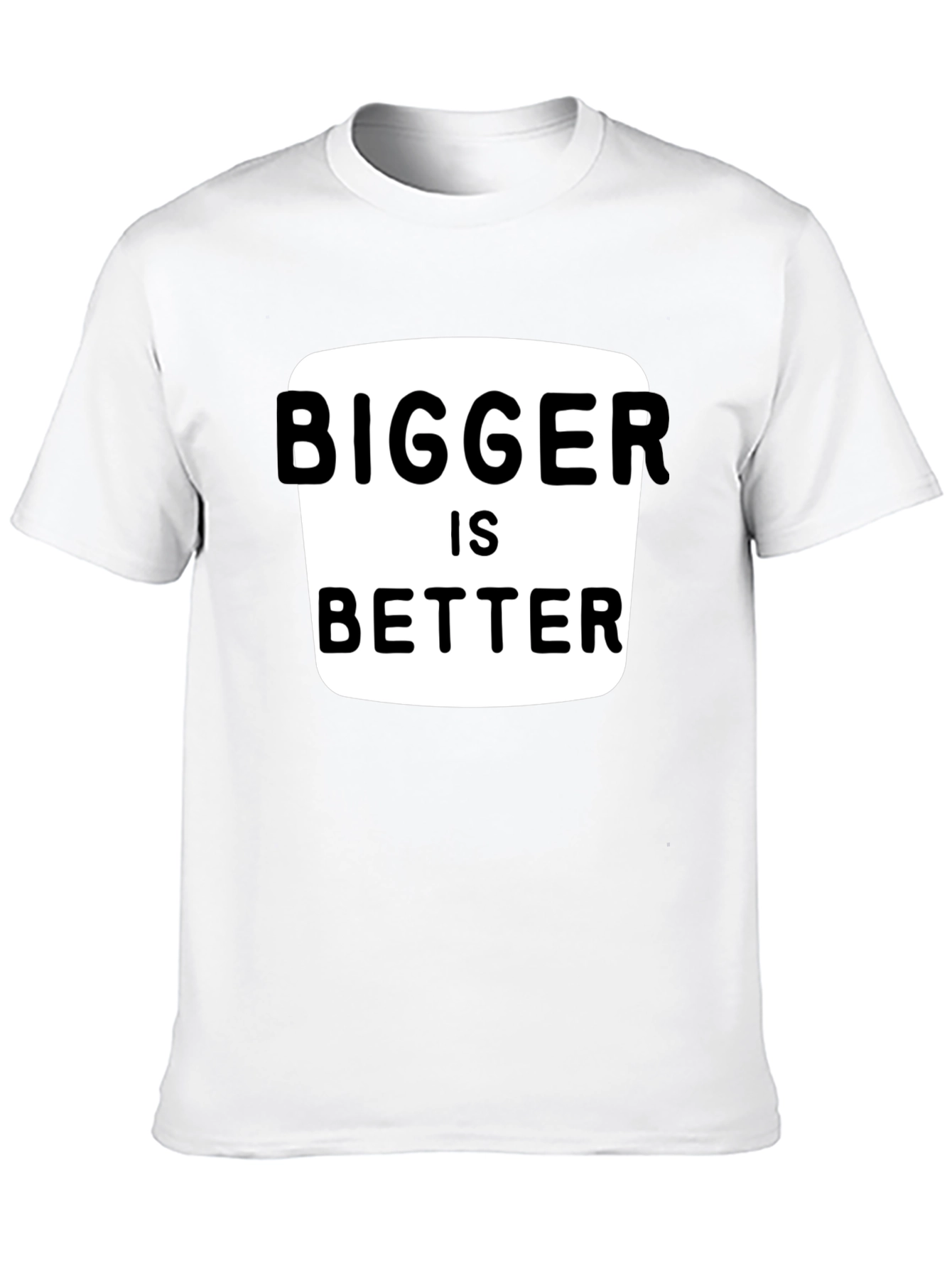 Bigger is Better Graphic Tee - Black