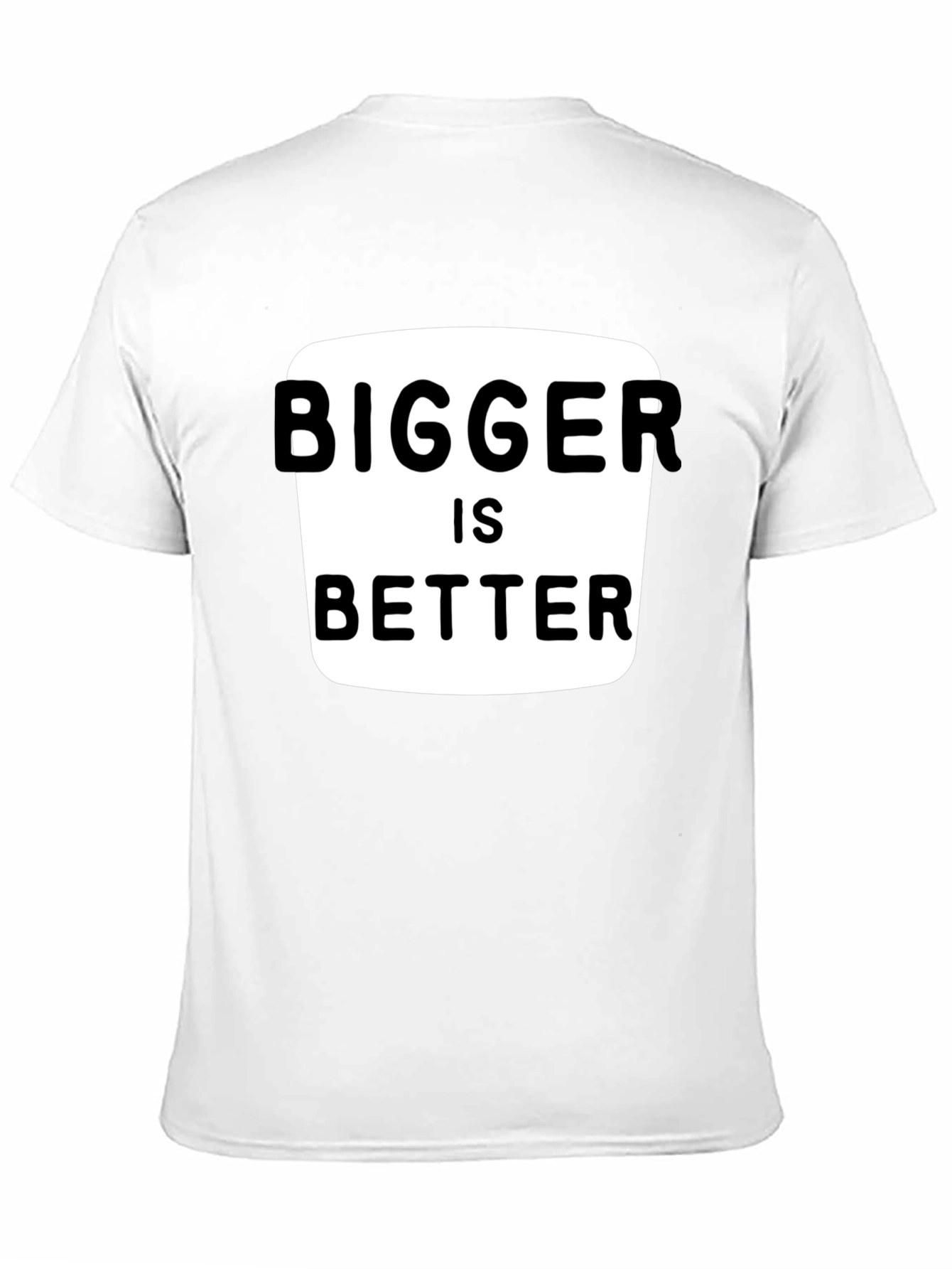 Bigger is Better Graphic Tee - Black