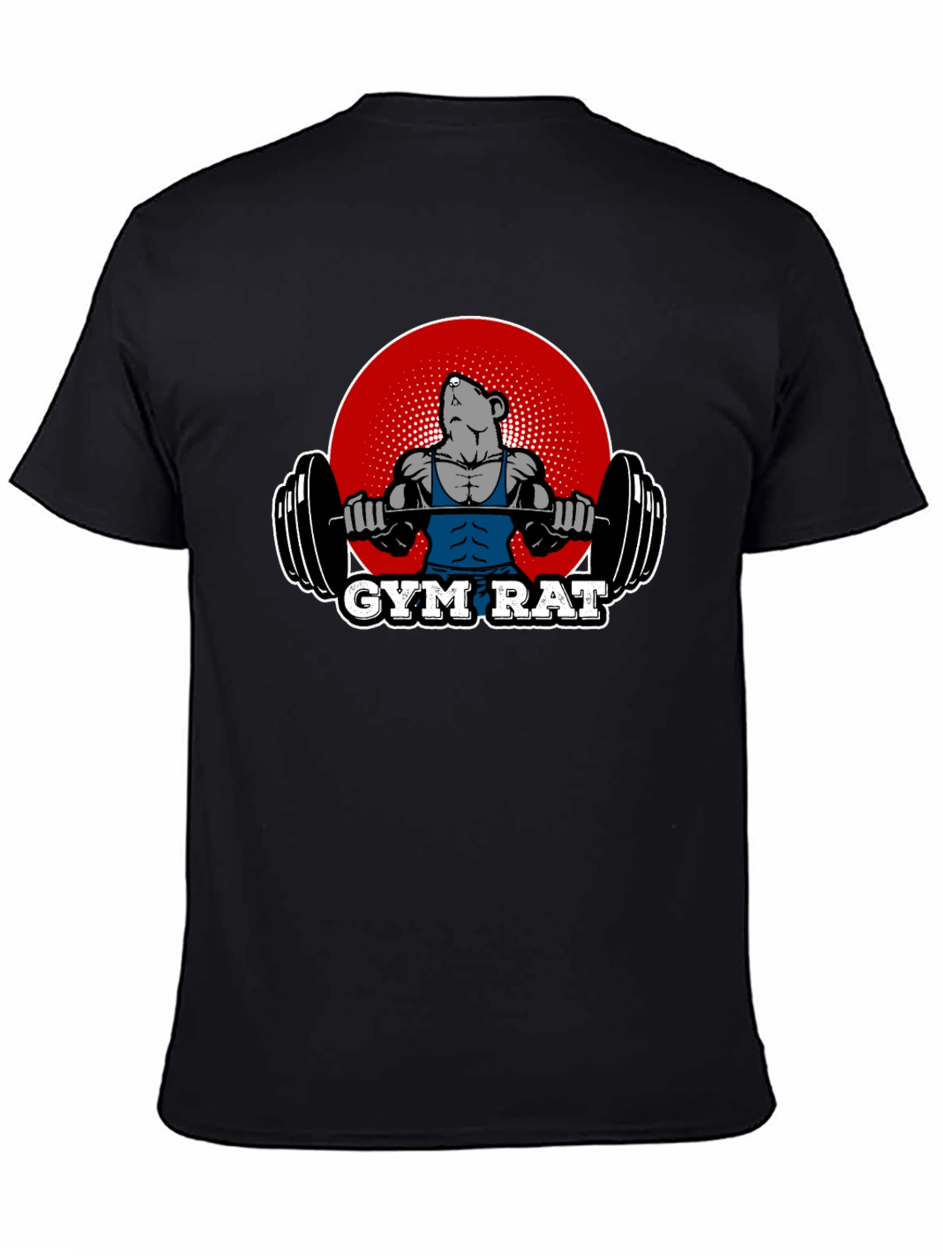 Gym Rat T-Shirt Funny Workout Tee Fitness Apparel