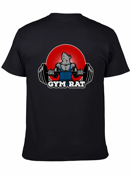 Gym Rat T-Shirt Funny Workout Tee Fitness Apparel