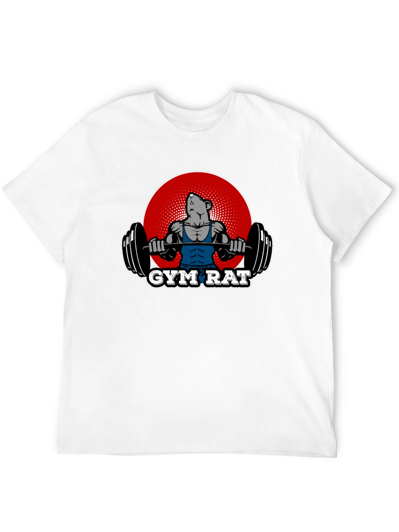 Gym Rat T-Shirt Funny Workout Tee Fitness Apparel