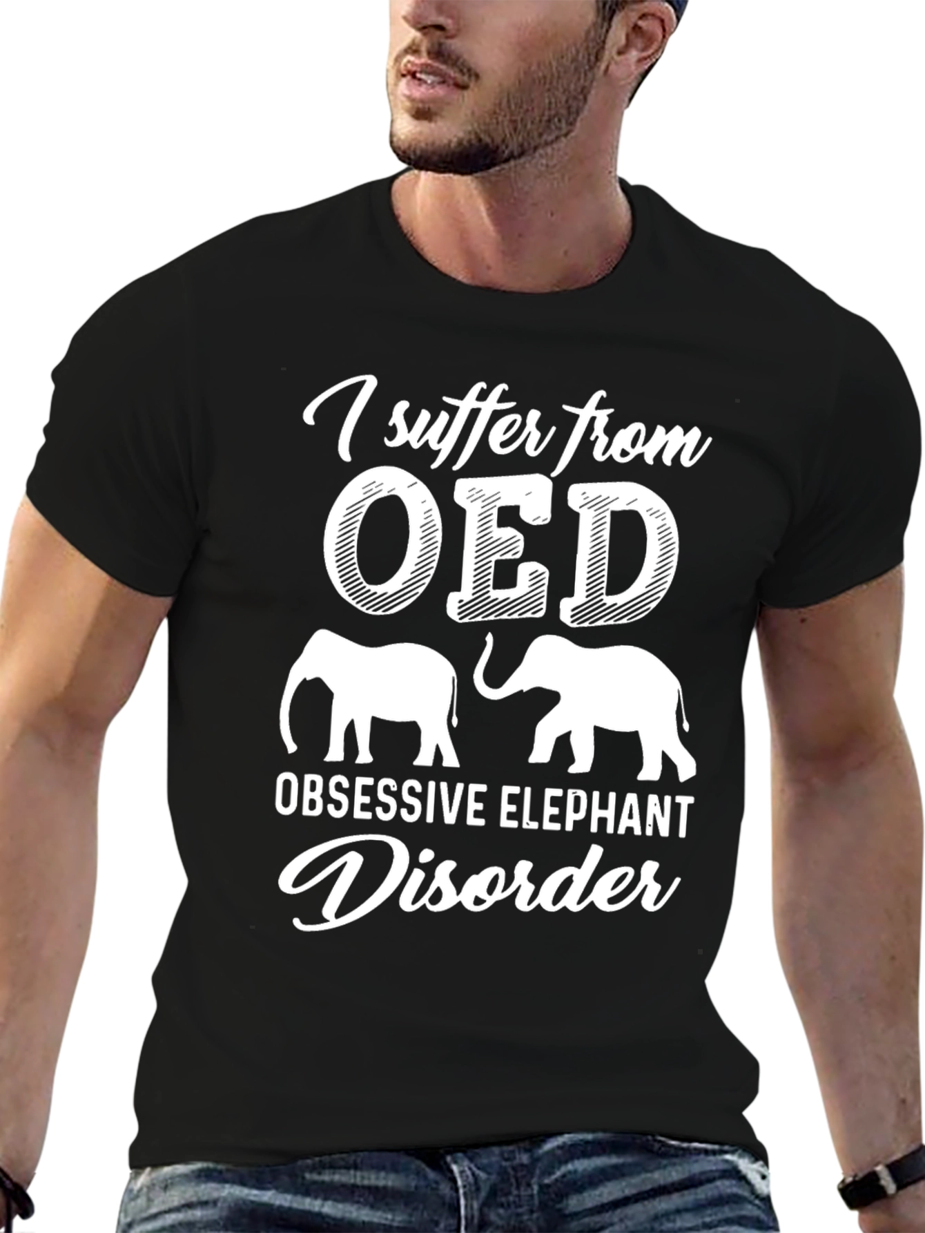 Obsessive Elephant Disorder Graphic T-Shirt
