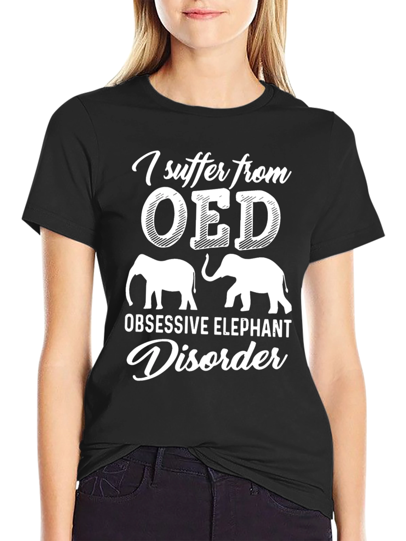 Obsessive Elephant Disorder Graphic T-Shirt