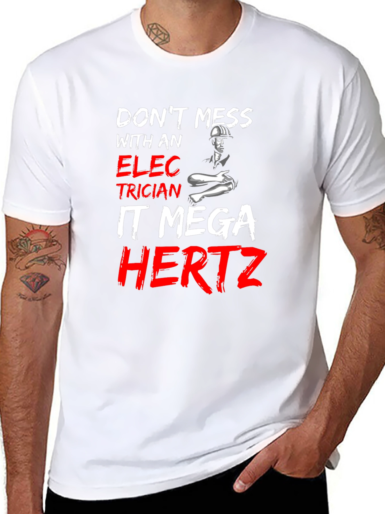 Electrician Mega Hertz T-Shirt