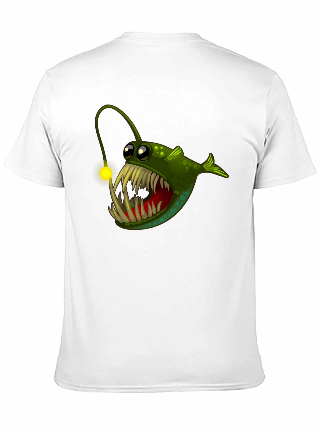 Angler Fish Graphic Tee - Unique Cartoon Design
