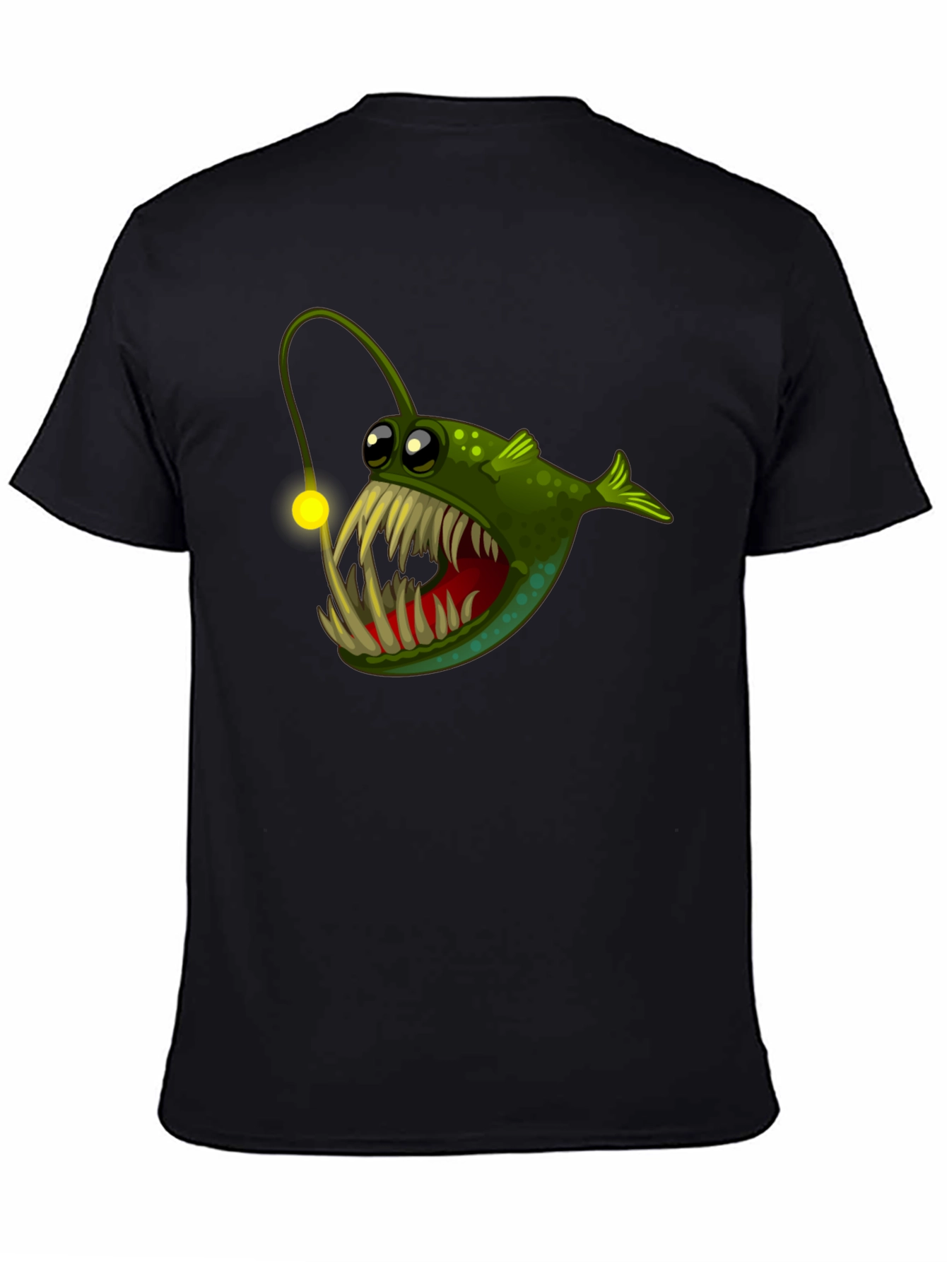 Angler Fish Graphic Tee - Unique Cartoon Design