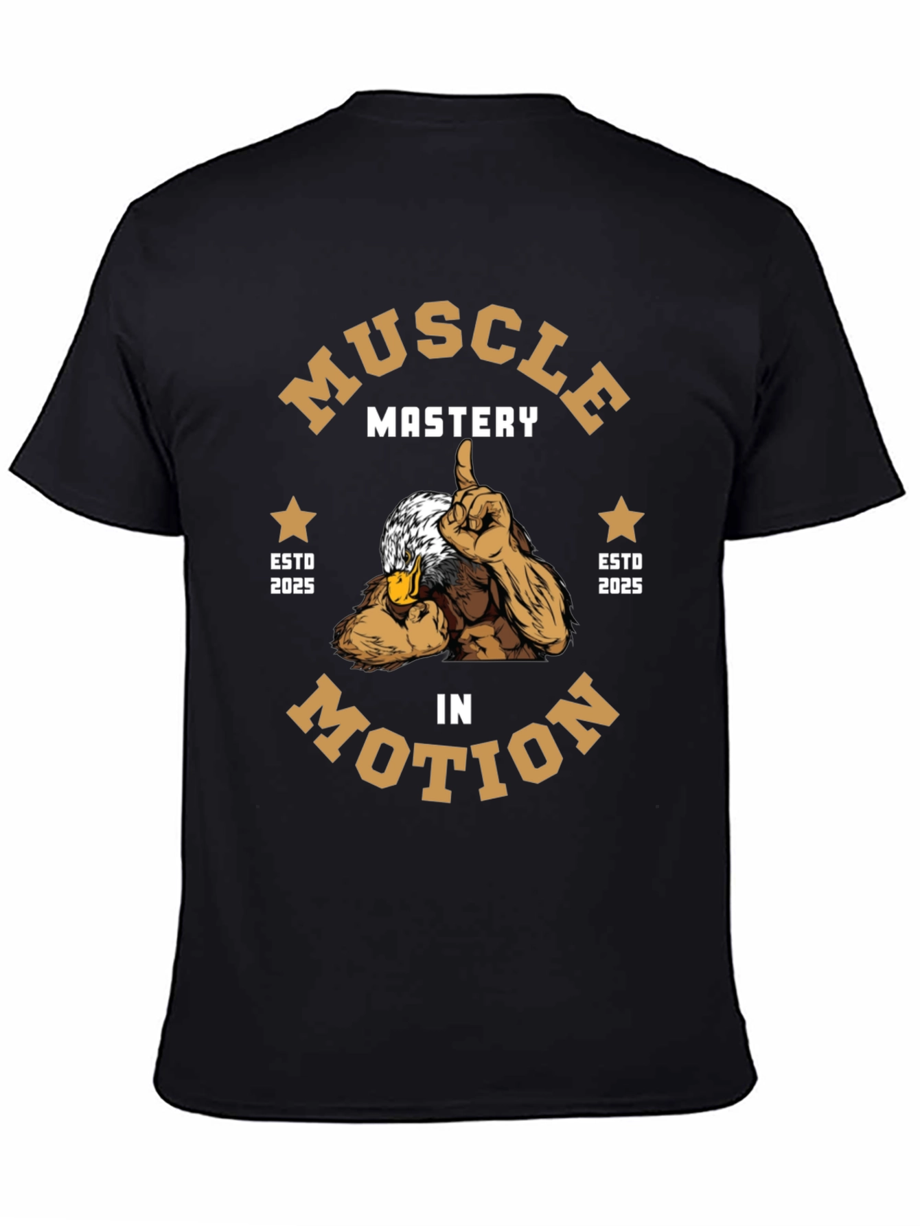 Muscle Mastery in Motion Graphic Tee