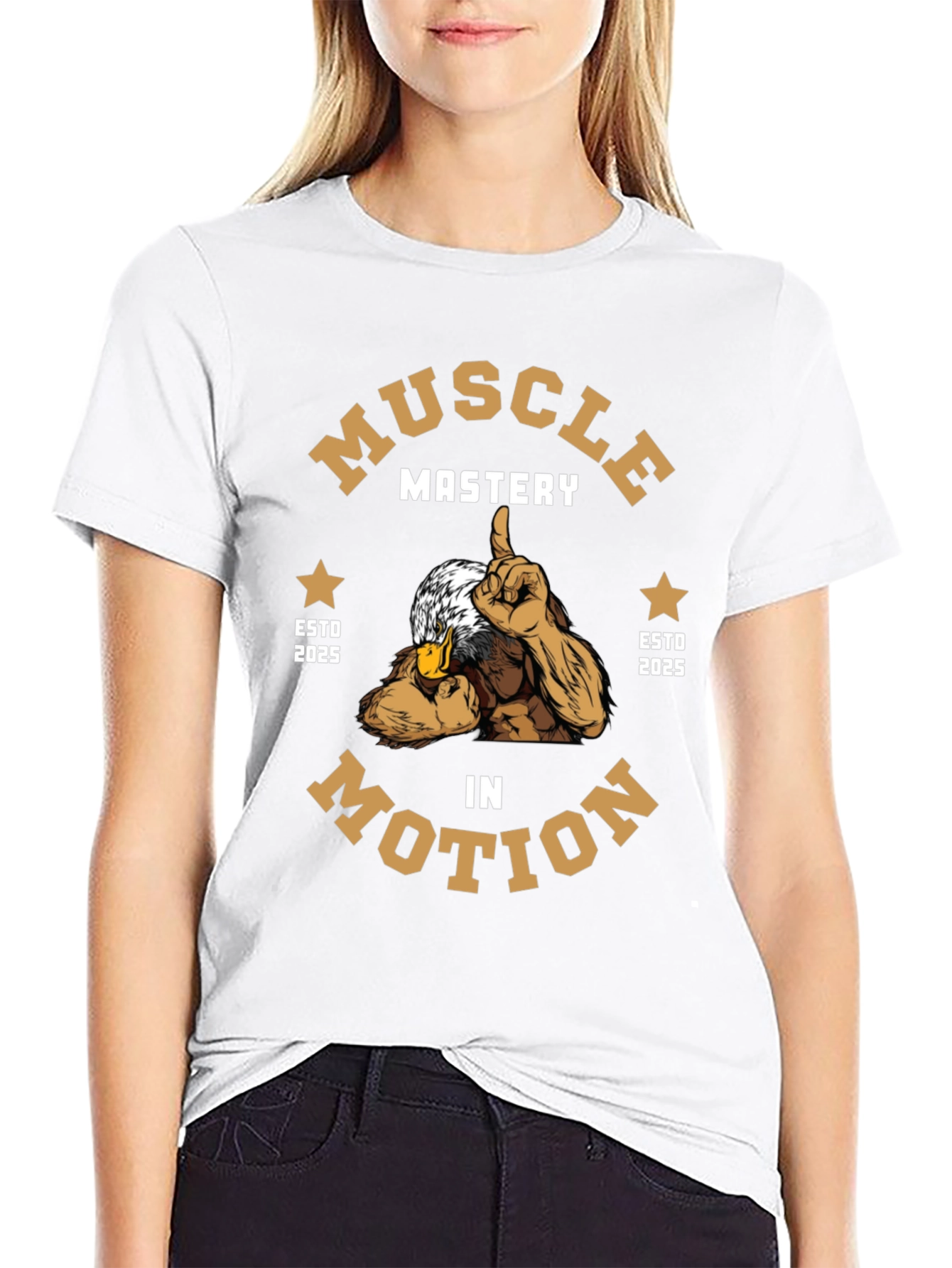 Muscle Mastery in Motion Graphic Tee