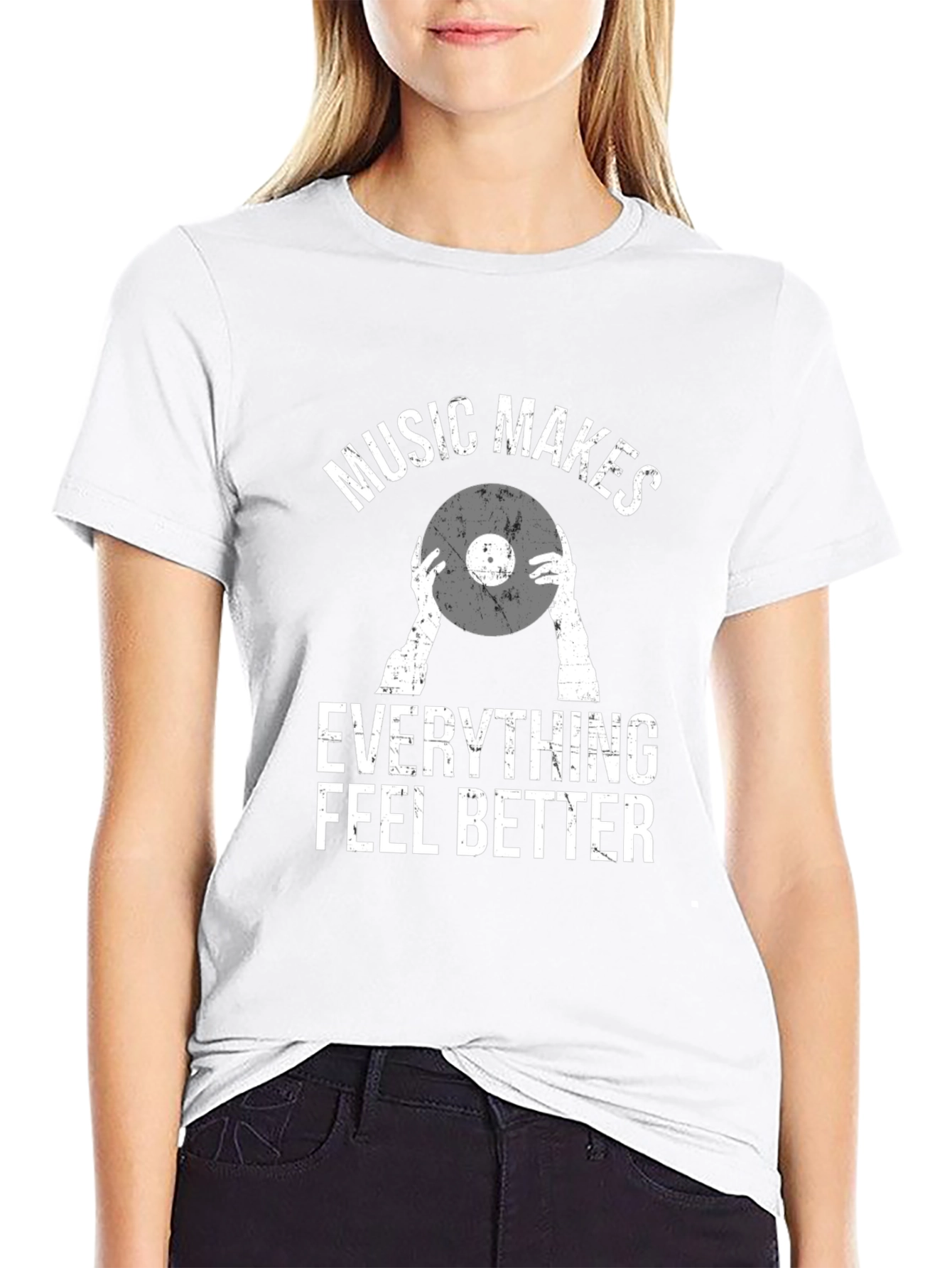 Music Makes Everything Better Graphic T-Shirt
