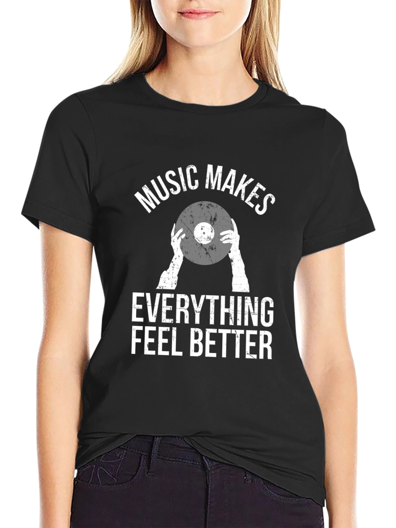 Music Makes Everything Better Graphic T-Shirt