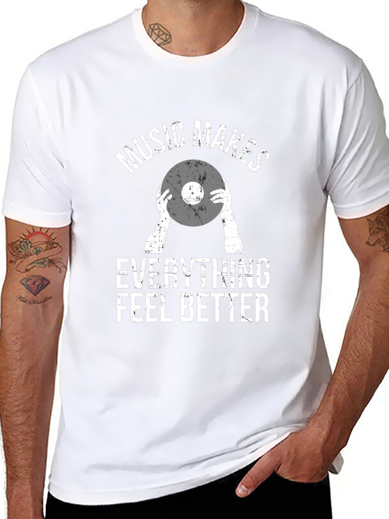 Music Makes Everything Better Graphic T-Shirt