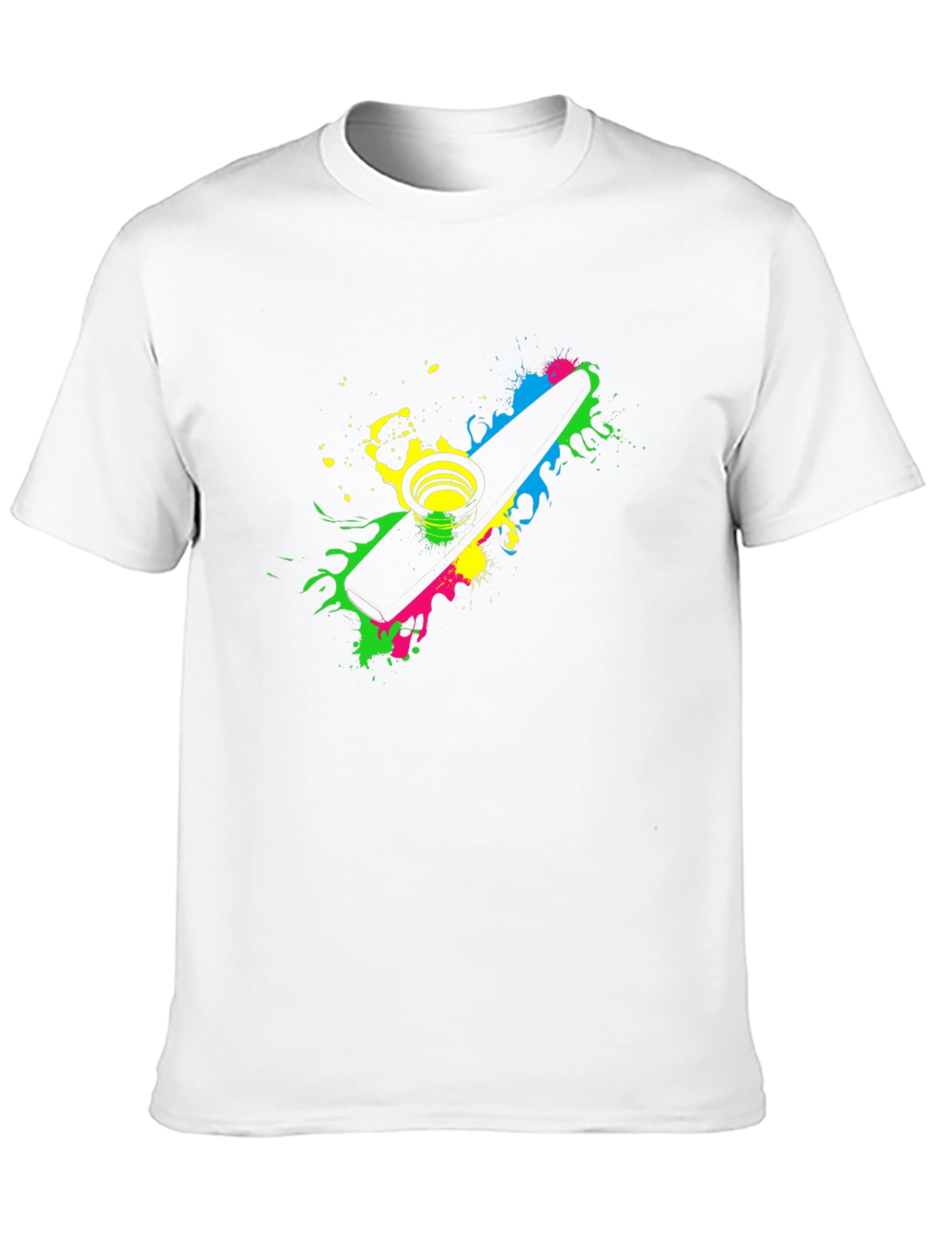 Kazoo Splatter Graphic T-Shirt - Music Lover Tee