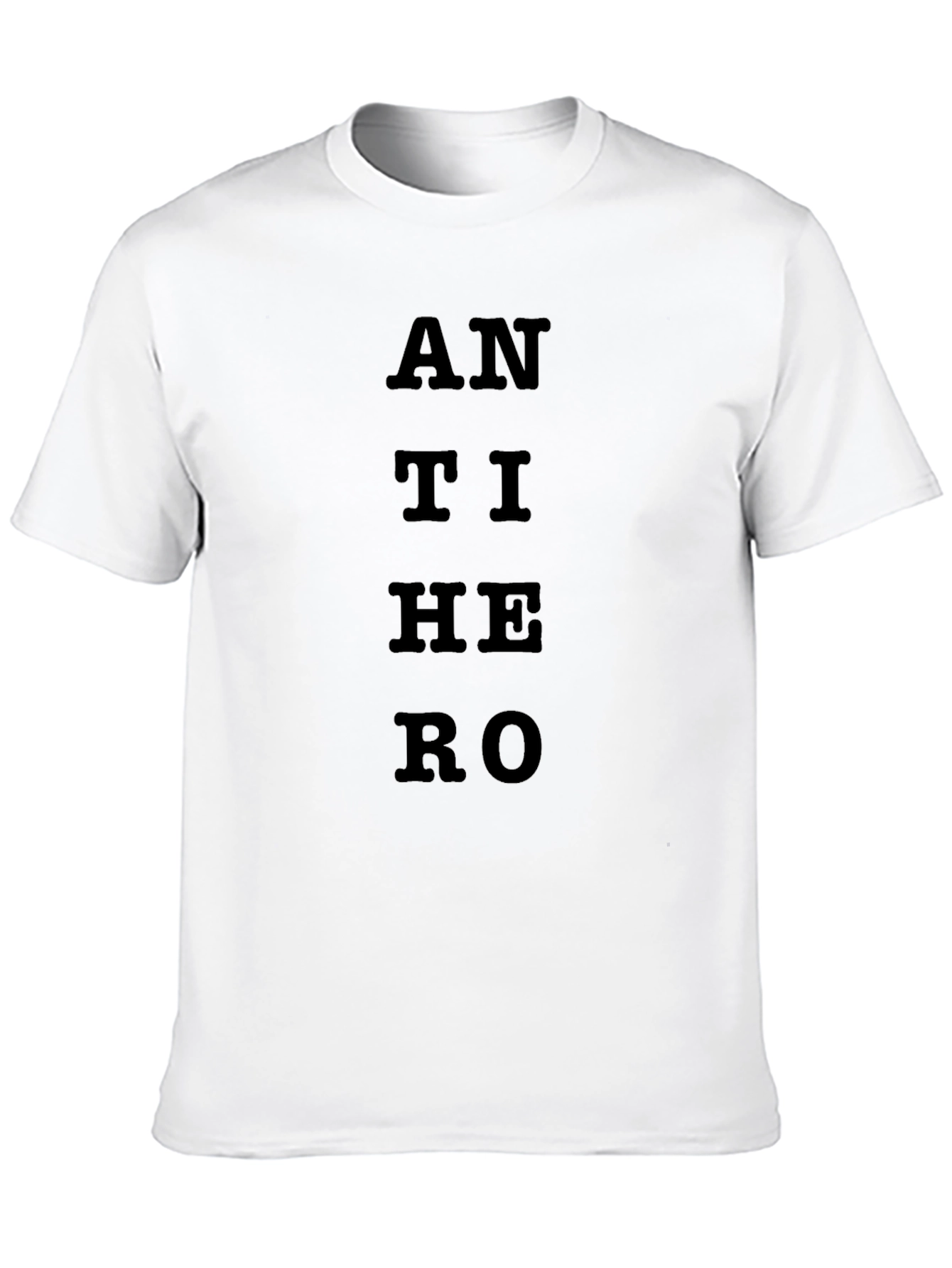 Anti Hero Graphic Tee - Classic Black Cotton T-Shirt