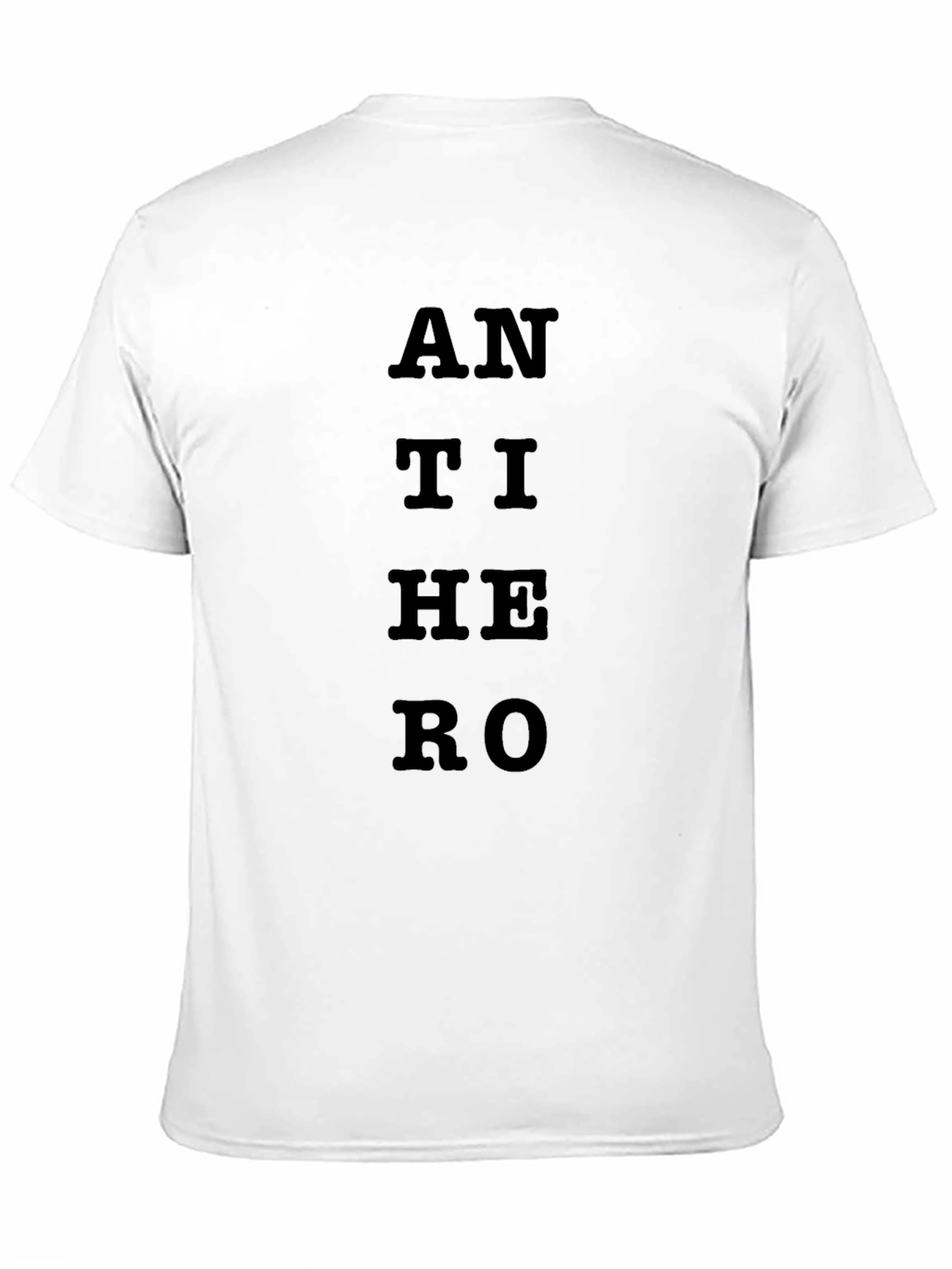 Anti Hero Graphic Tee - Classic Black Cotton T-Shirt