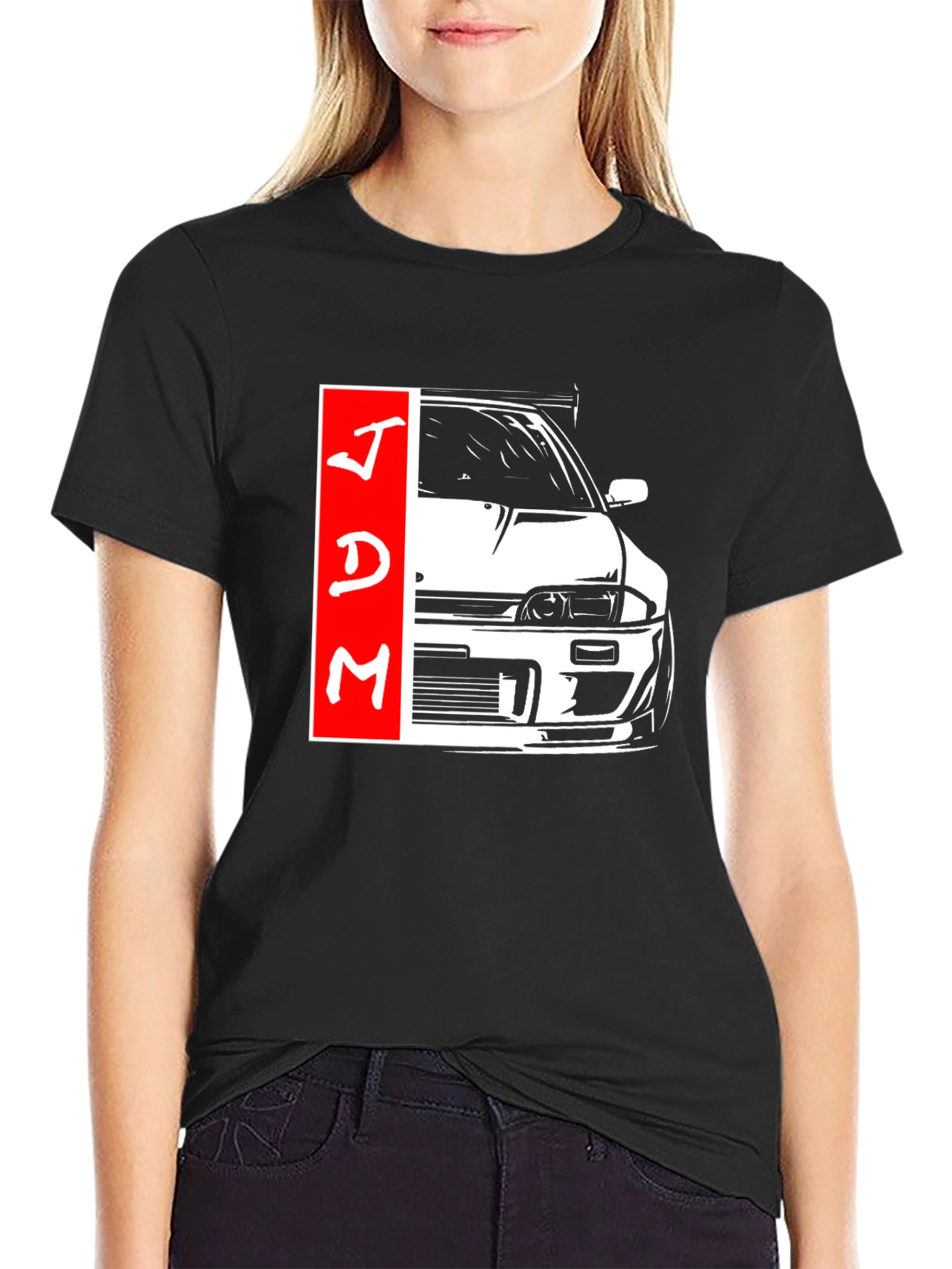 JDM Car Graphic Tee - Black