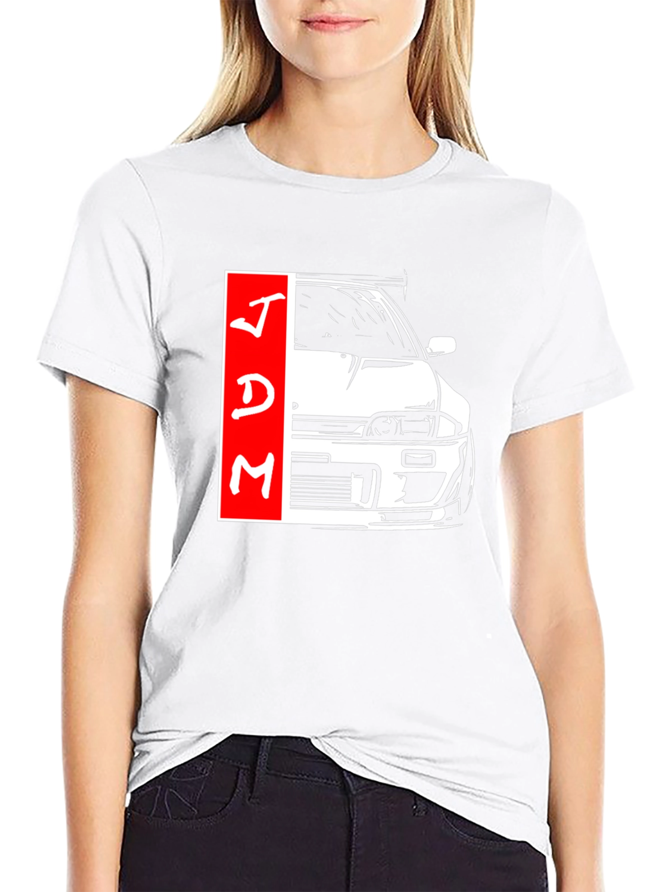 JDM Car Graphic Tee - Black