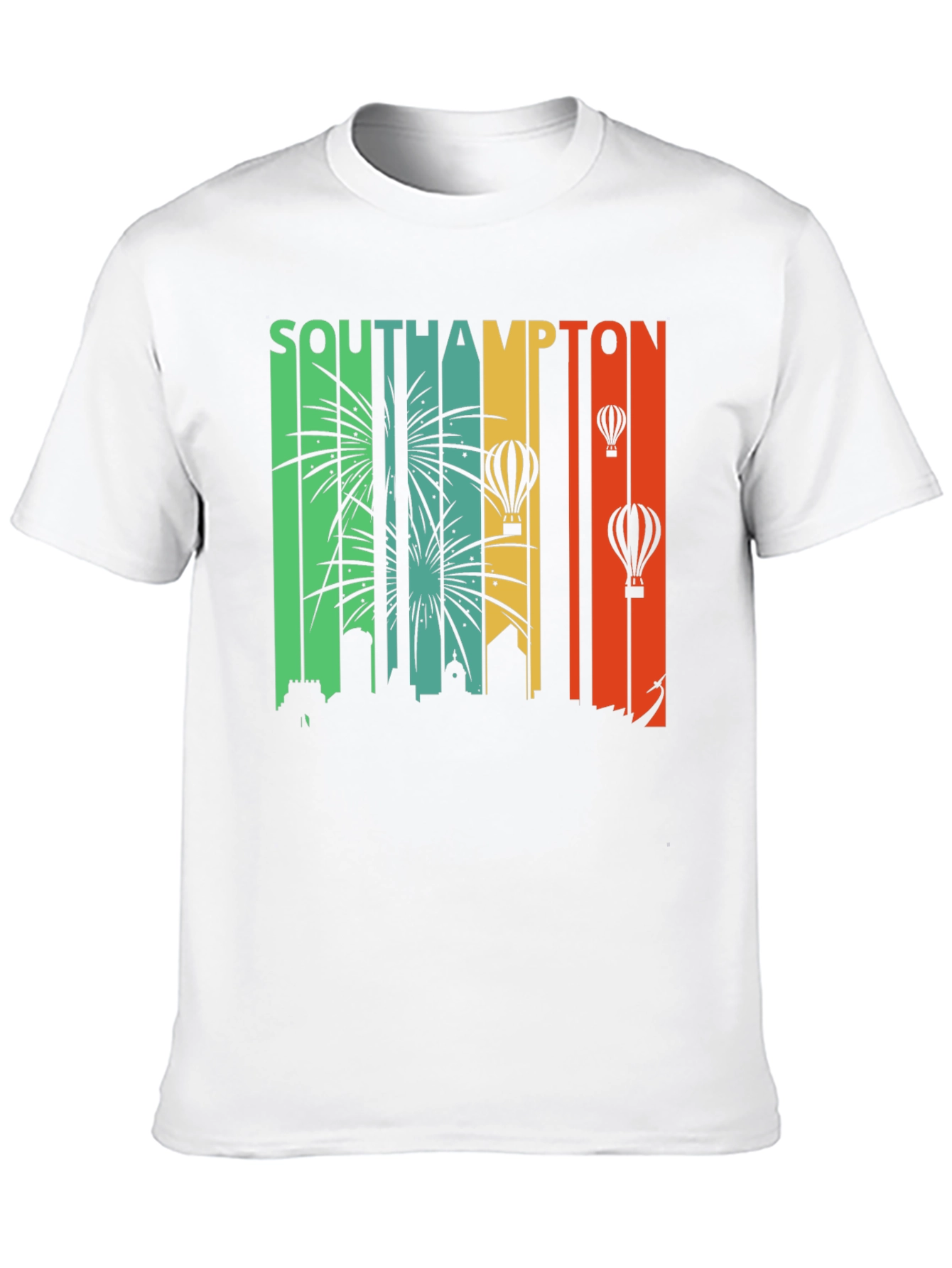 Southampton Skyline Retro T-Shirt
