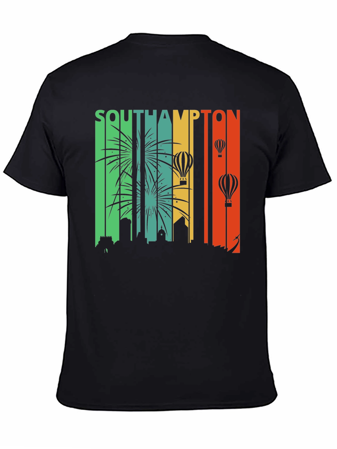 Southampton Skyline Retro T-Shirt