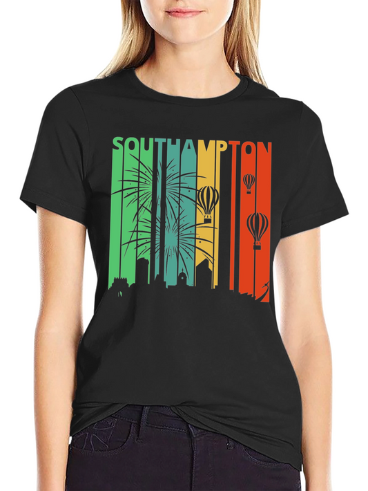 Southampton Skyline Retro T-Shirt