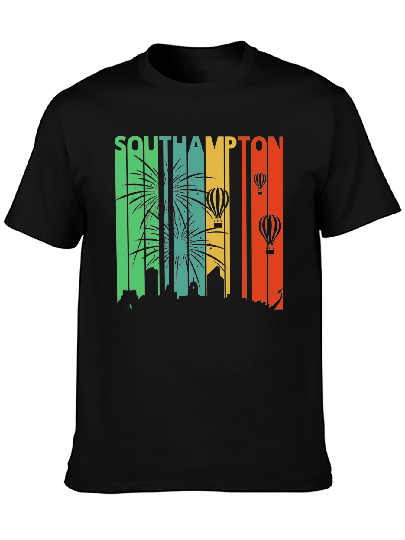 Southampton Skyline Retro T-Shirt