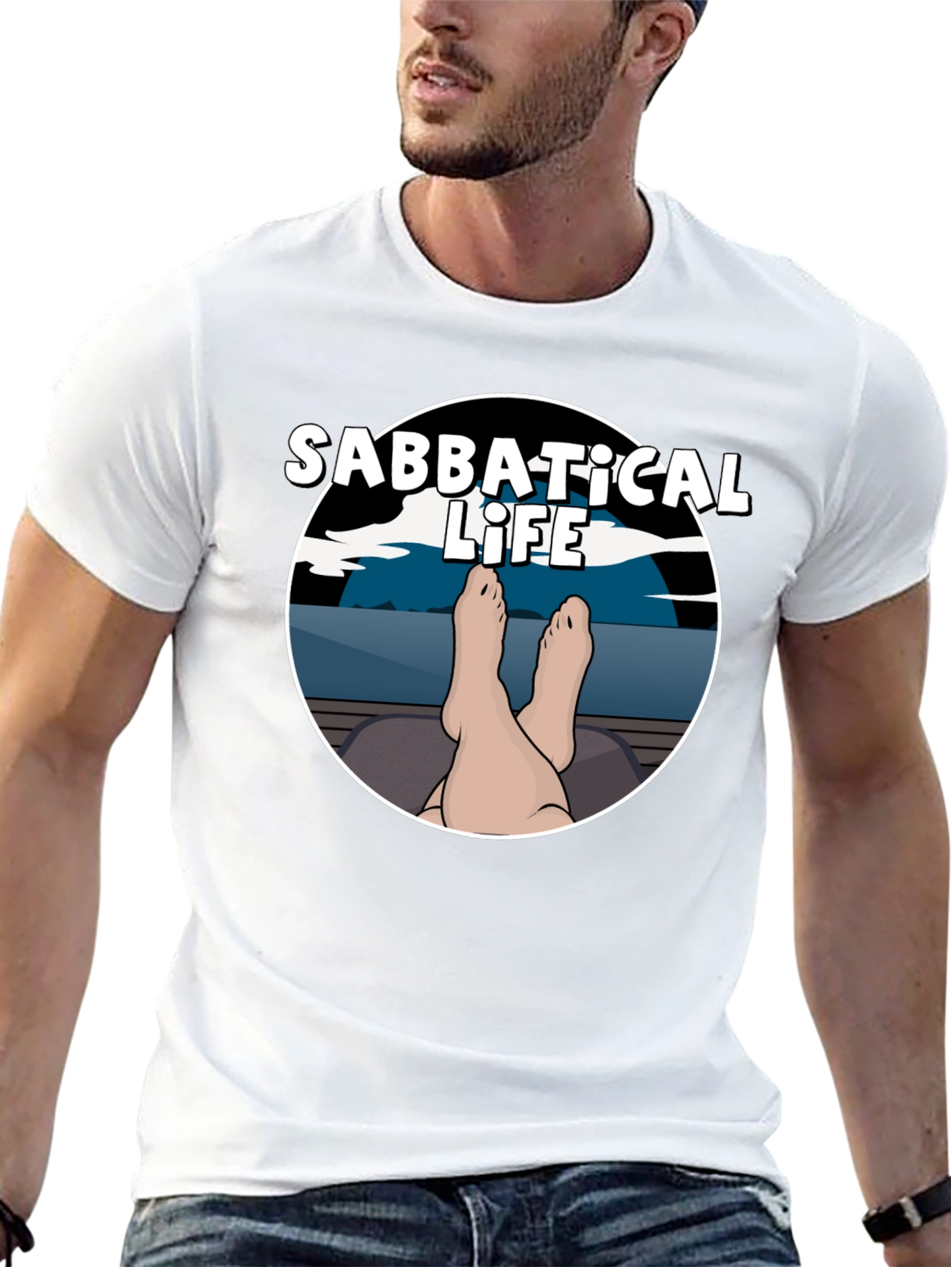 Sabbatical Life T-Shirt - Relaxing Vacation Vibes!