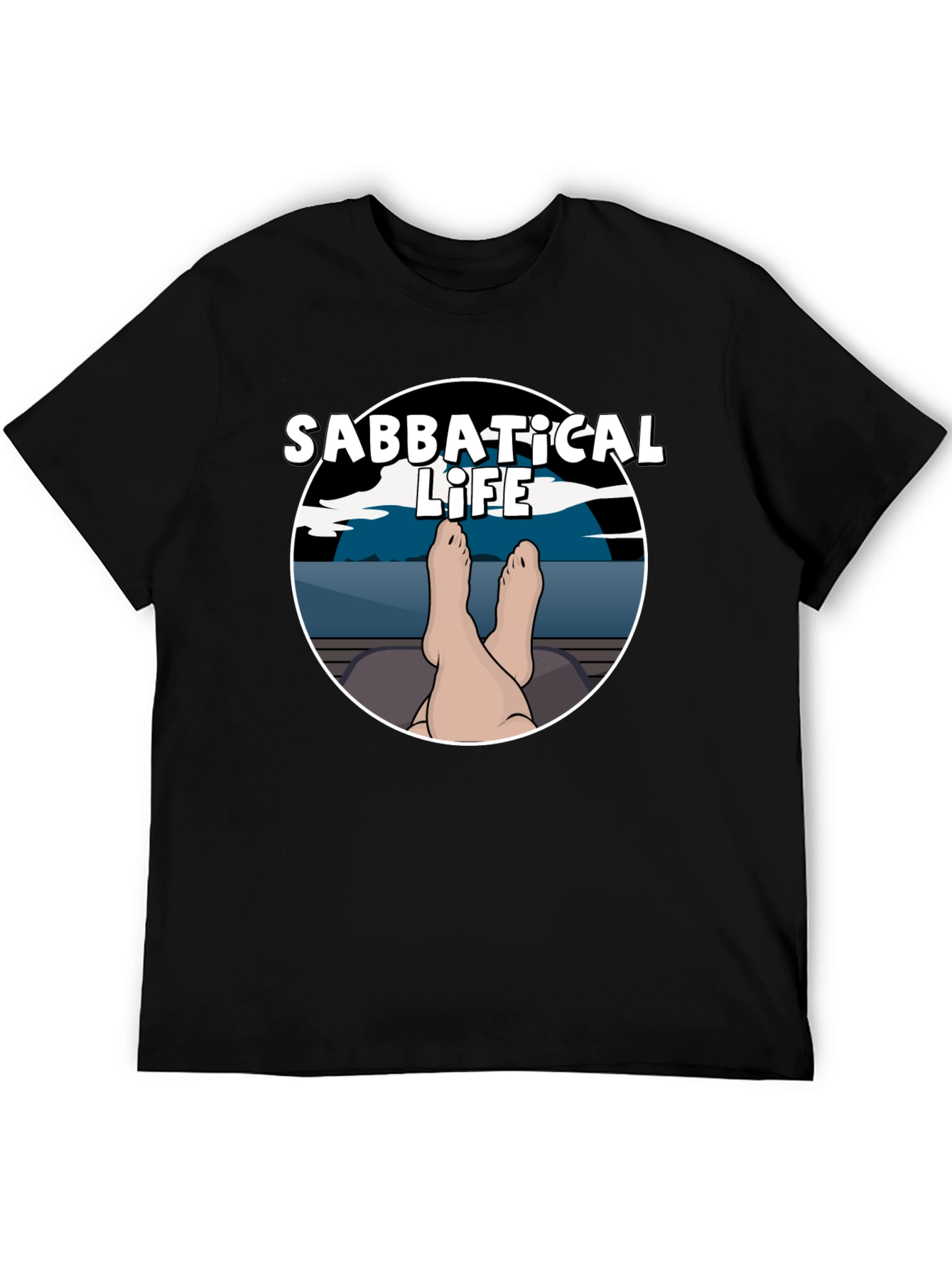 Sabbatical Life T-Shirt - Relaxing Vacation Vibes!