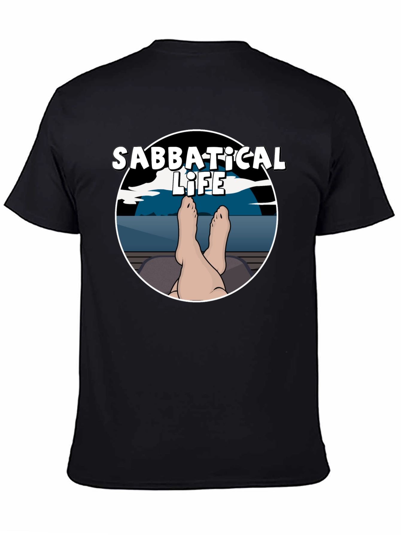 Sabbatical Life T-Shirt - Relaxing Vacation Vibes!