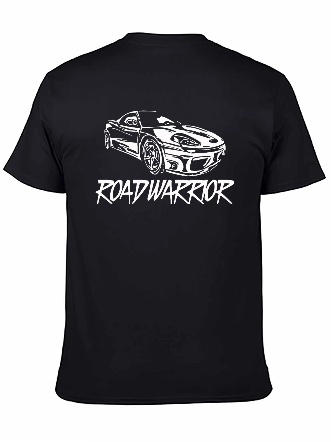 Road Warrior T-Shirt - Black Car Graphic Tee