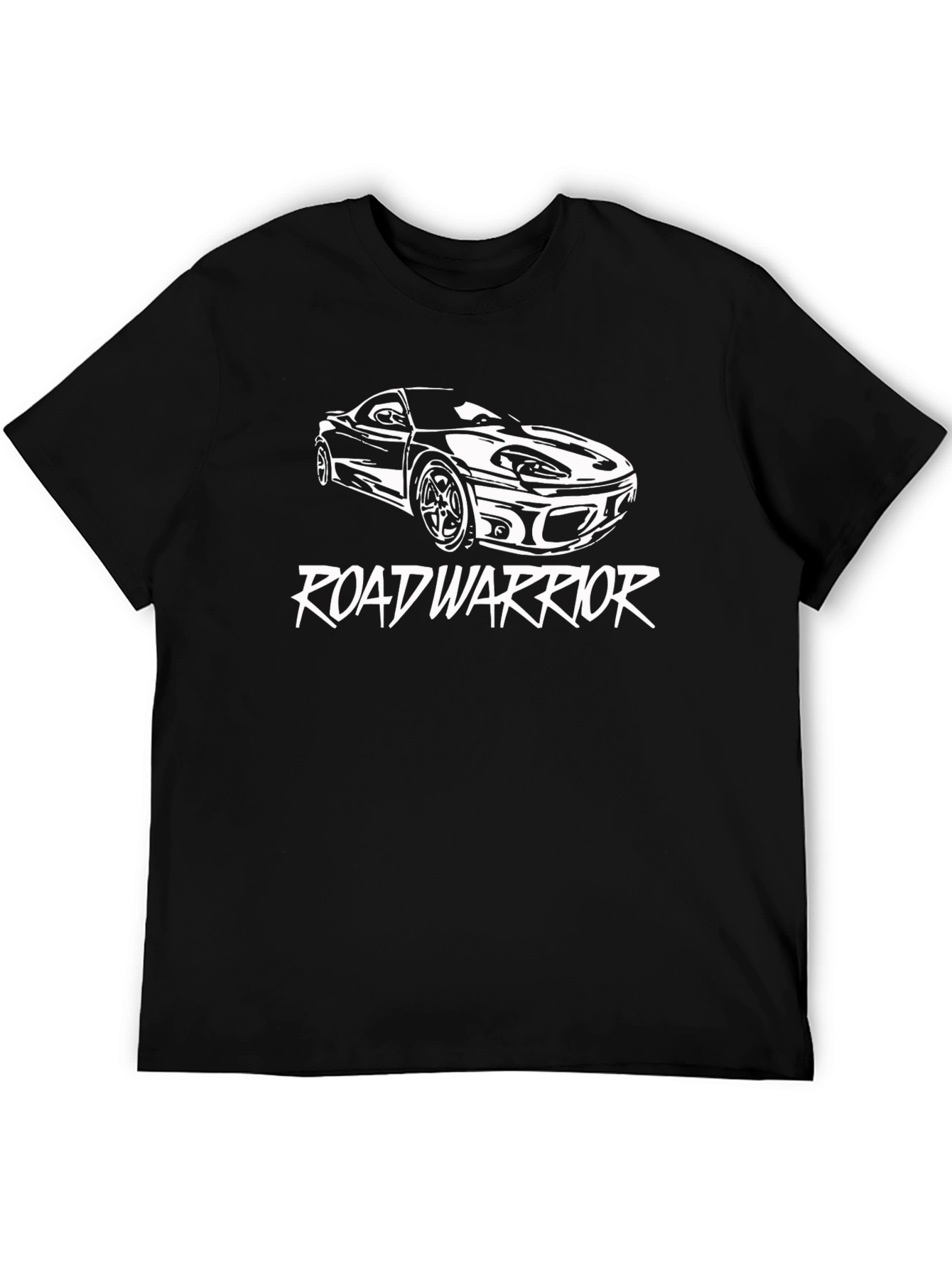 Road Warrior T-Shirt - Black Car Graphic Tee