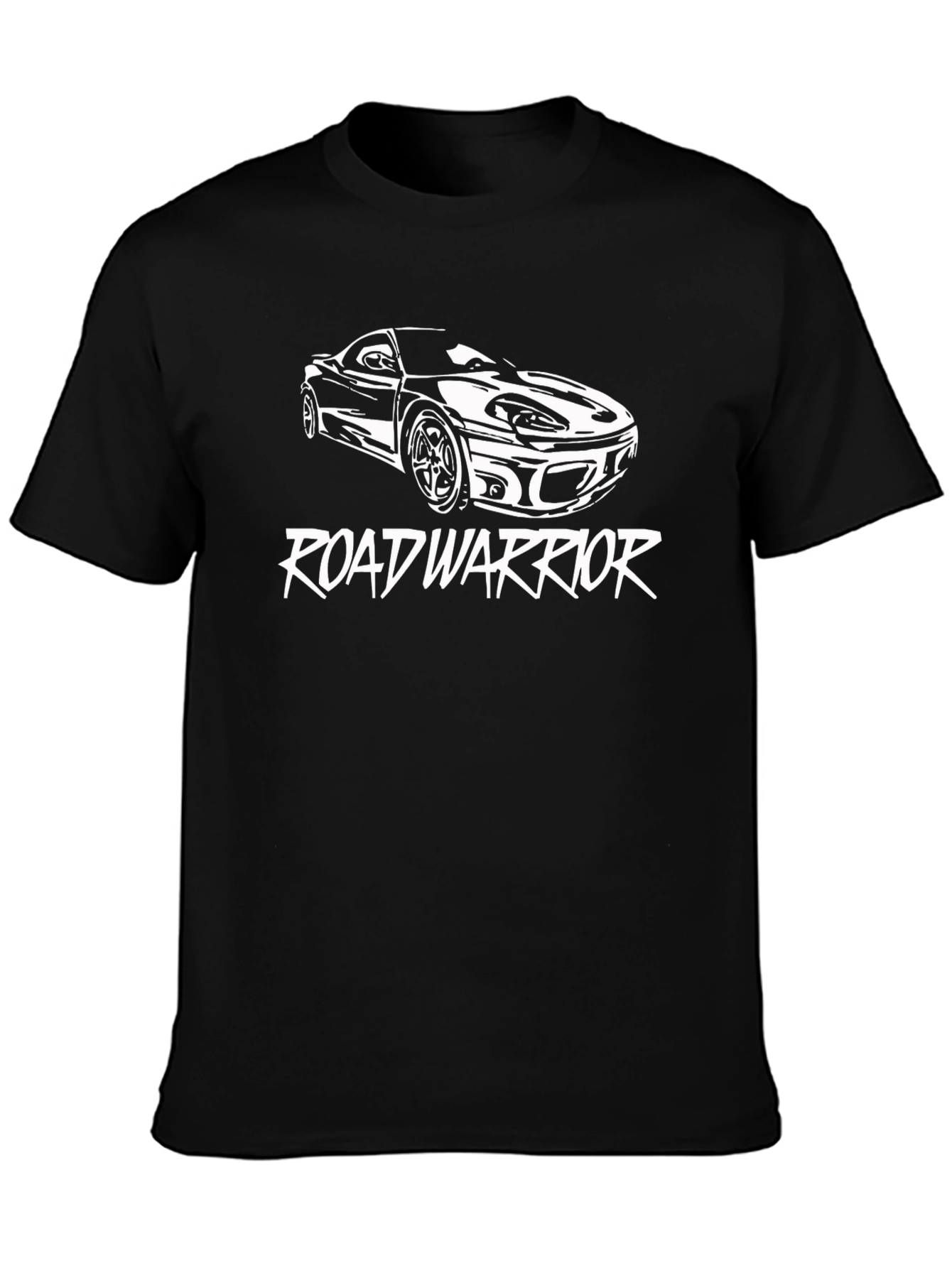 Road Warrior T-Shirt - Black Car Graphic Tee