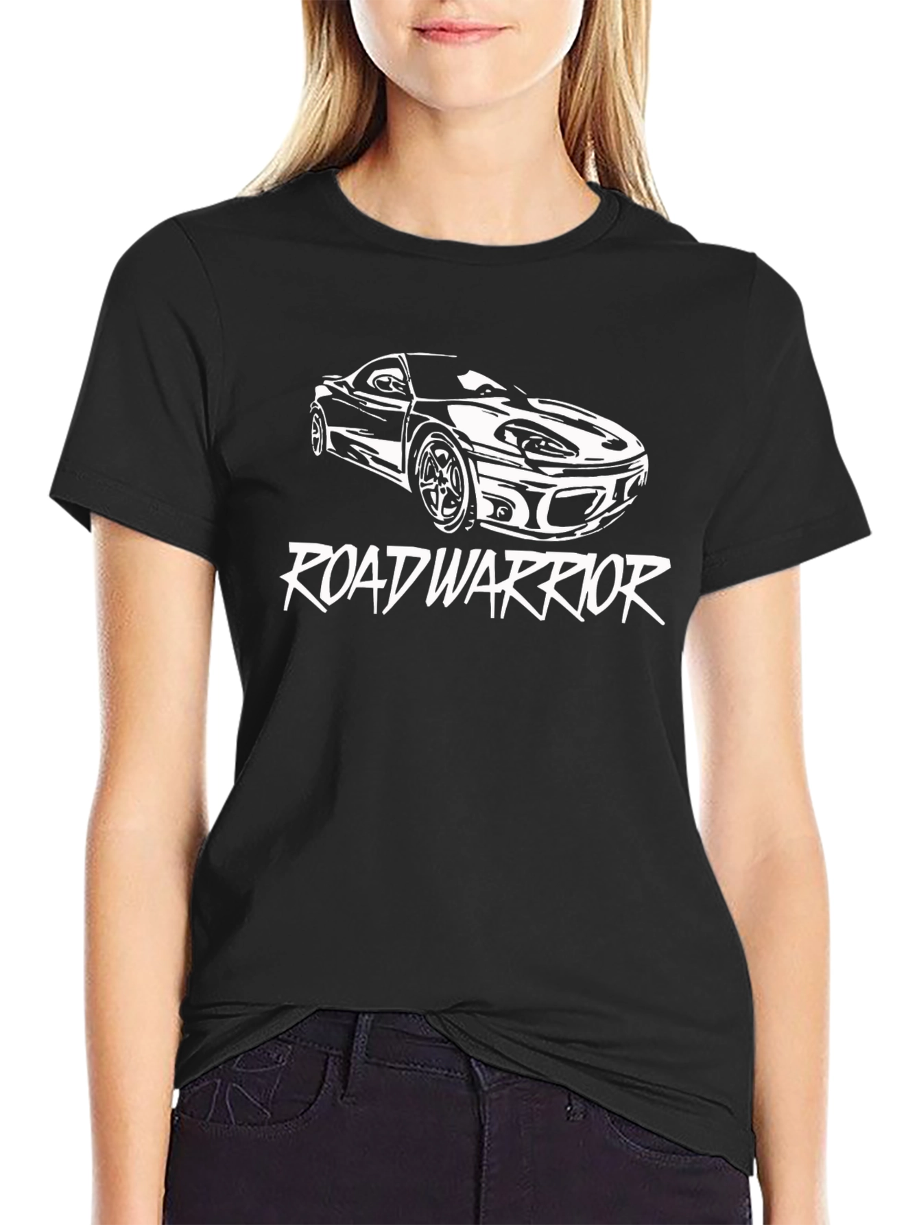 Road Warrior T-Shirt - Black Car Graphic Tee