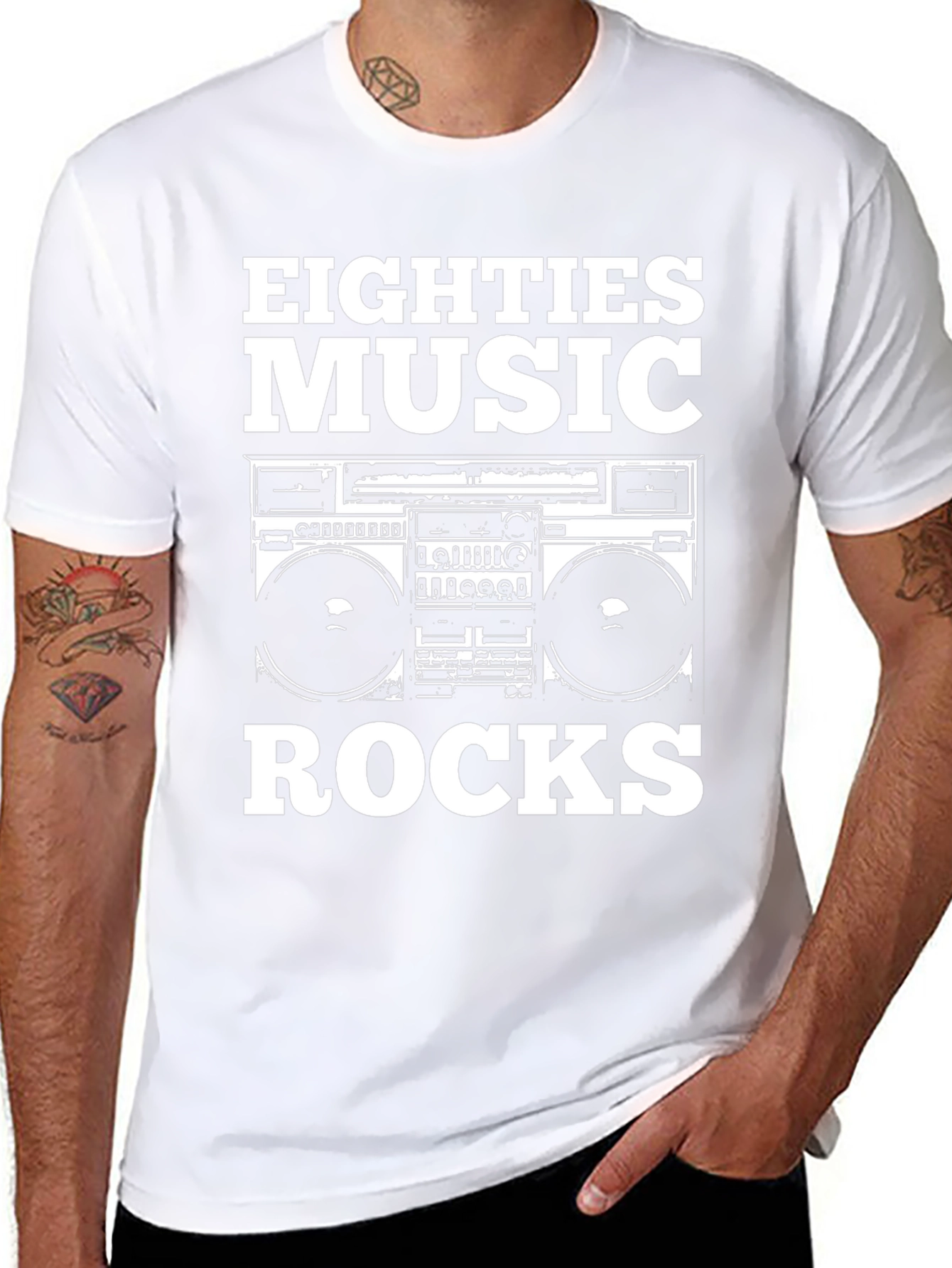 Eighties Music Rocks T-Shirt