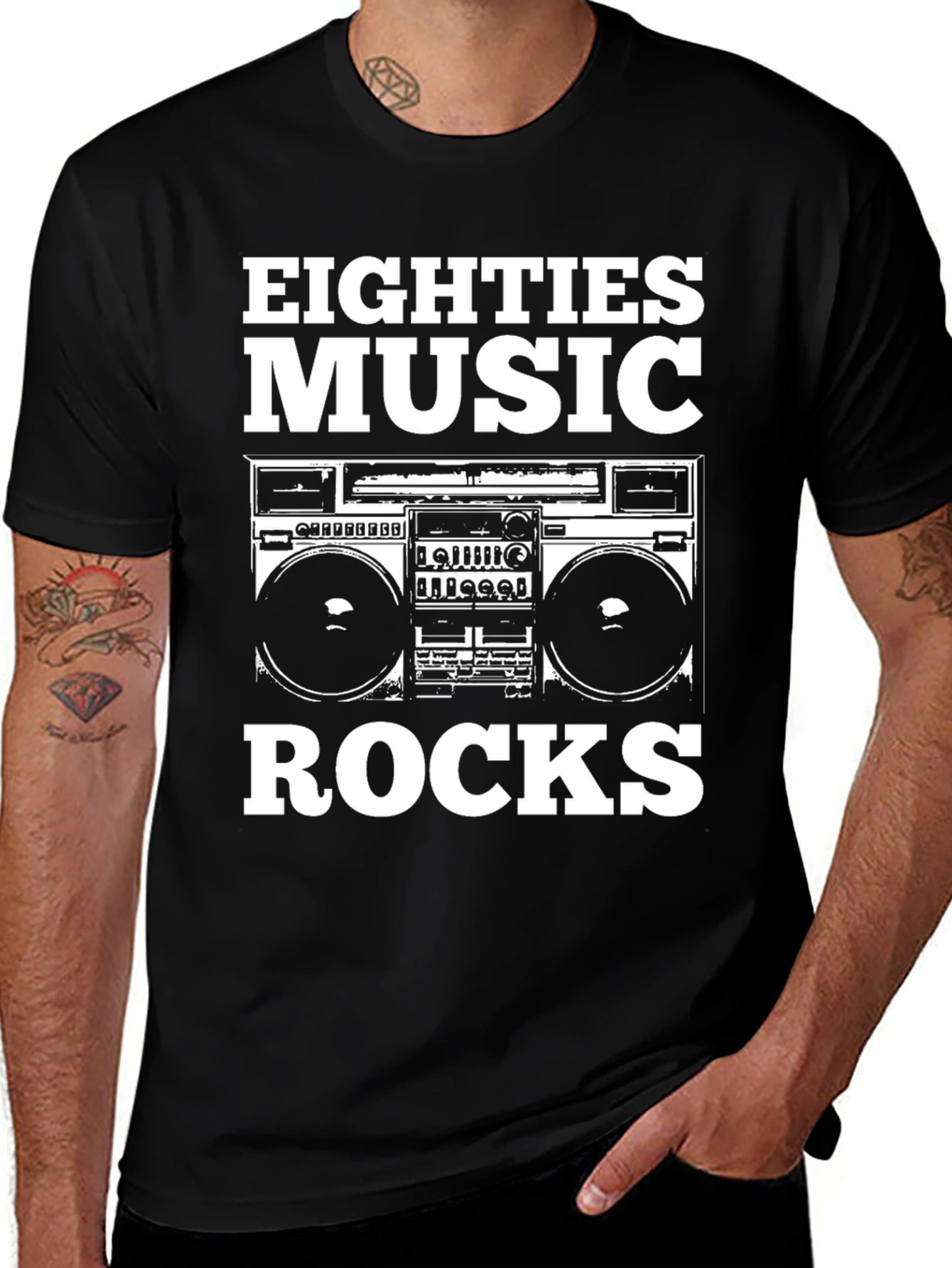 Eighties Music Rocks T-Shirt