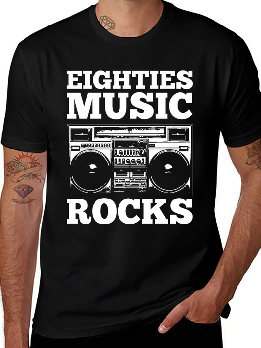 Eighties Music Rocks T-Shirt