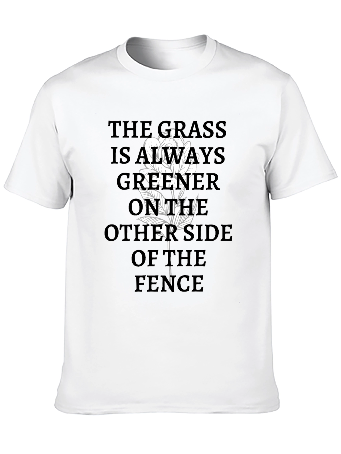 Grass Greener T-Shirt - Black Graphic Tee